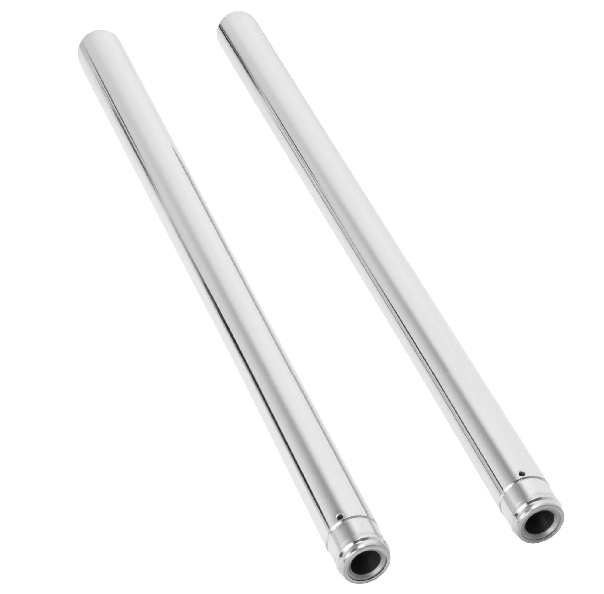 41MM Chrome Fork Tubes 1984-1999 Harley-Davidson FXWG/D FXST - 30-1/4 inch - 6 Over - Image 2