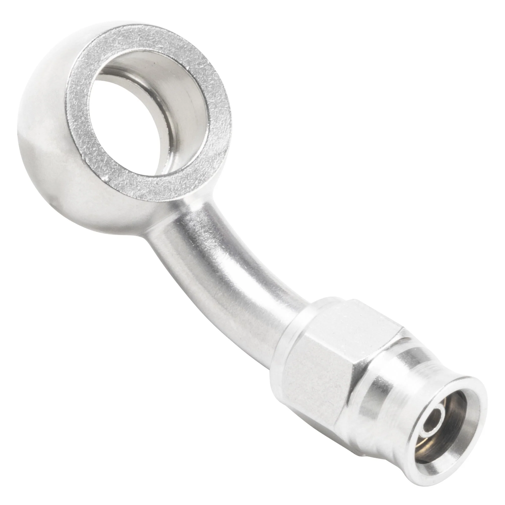 45 degree 7/16 inch/14mm Compression Banjo Fitting - Stainless - Image 3