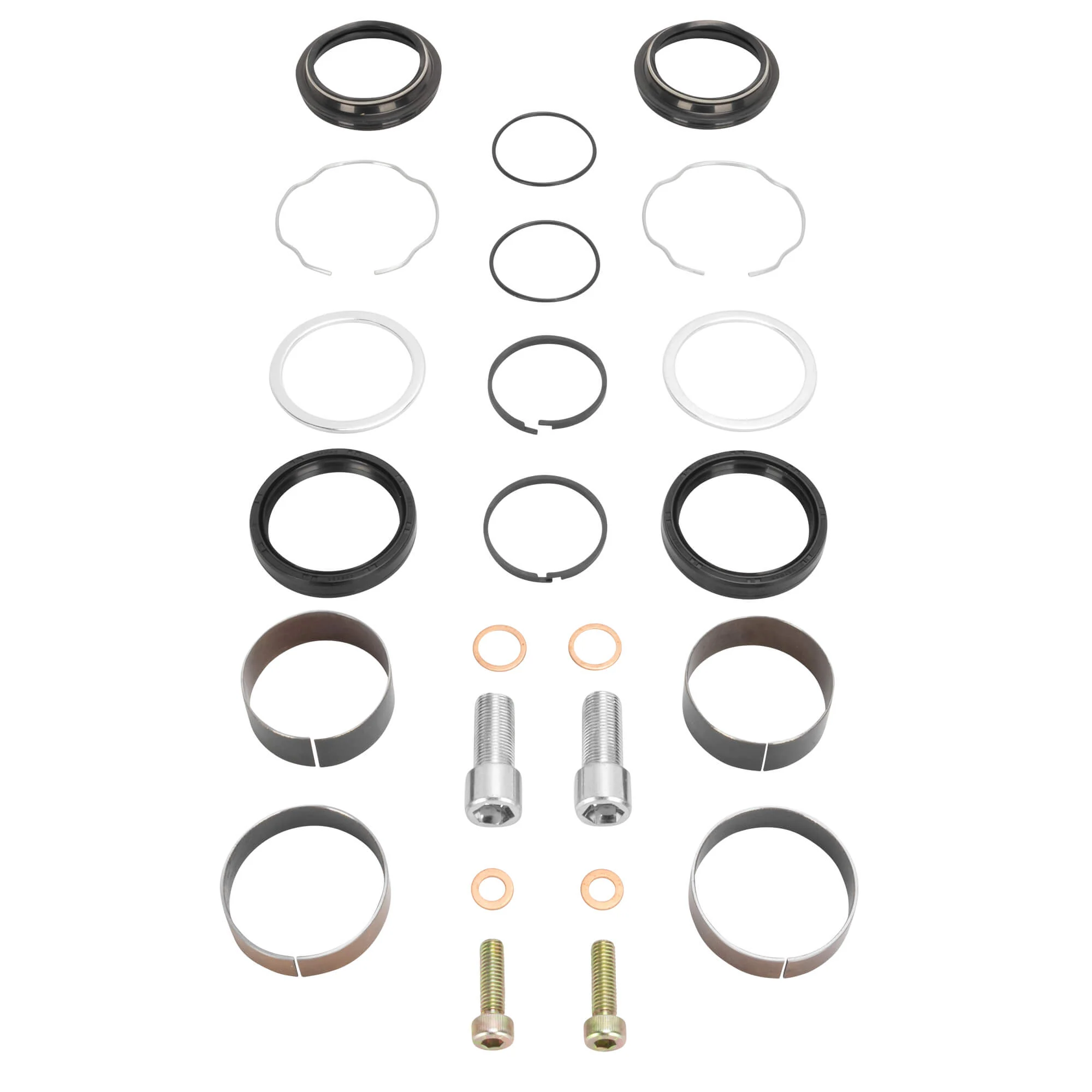 49mm Fork Leg Assembly Rebuild Kit 2006-2017 Harley-Davidson Dyna Glide Models w/8mm and 14mm Damper Bolts - Image 3