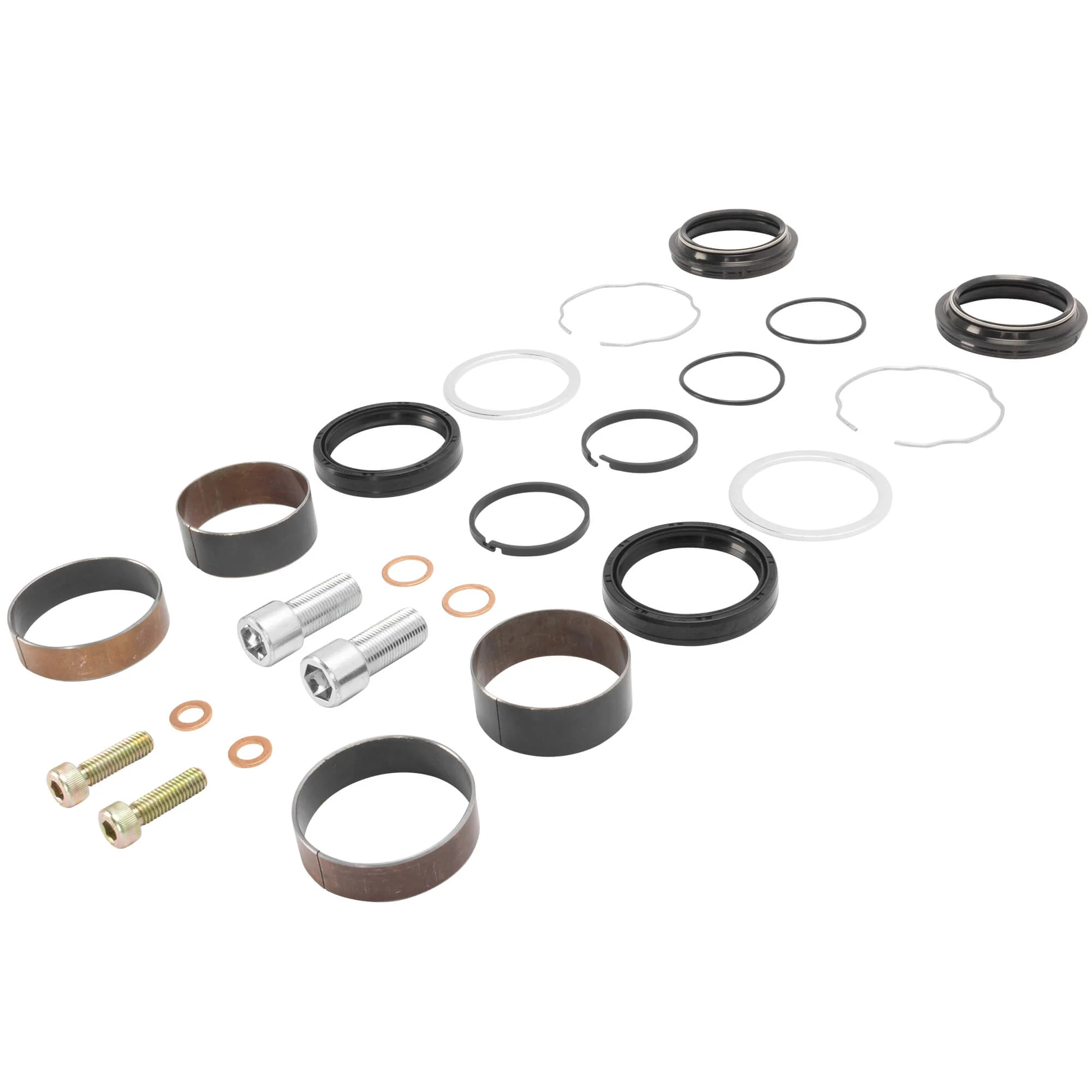 49mm Fork Leg Assembly Rebuild Kit 2006-2017 Harley-Davidson Dyna Glide Models w/8mm and 14mm Damper Bolts - Image 4
