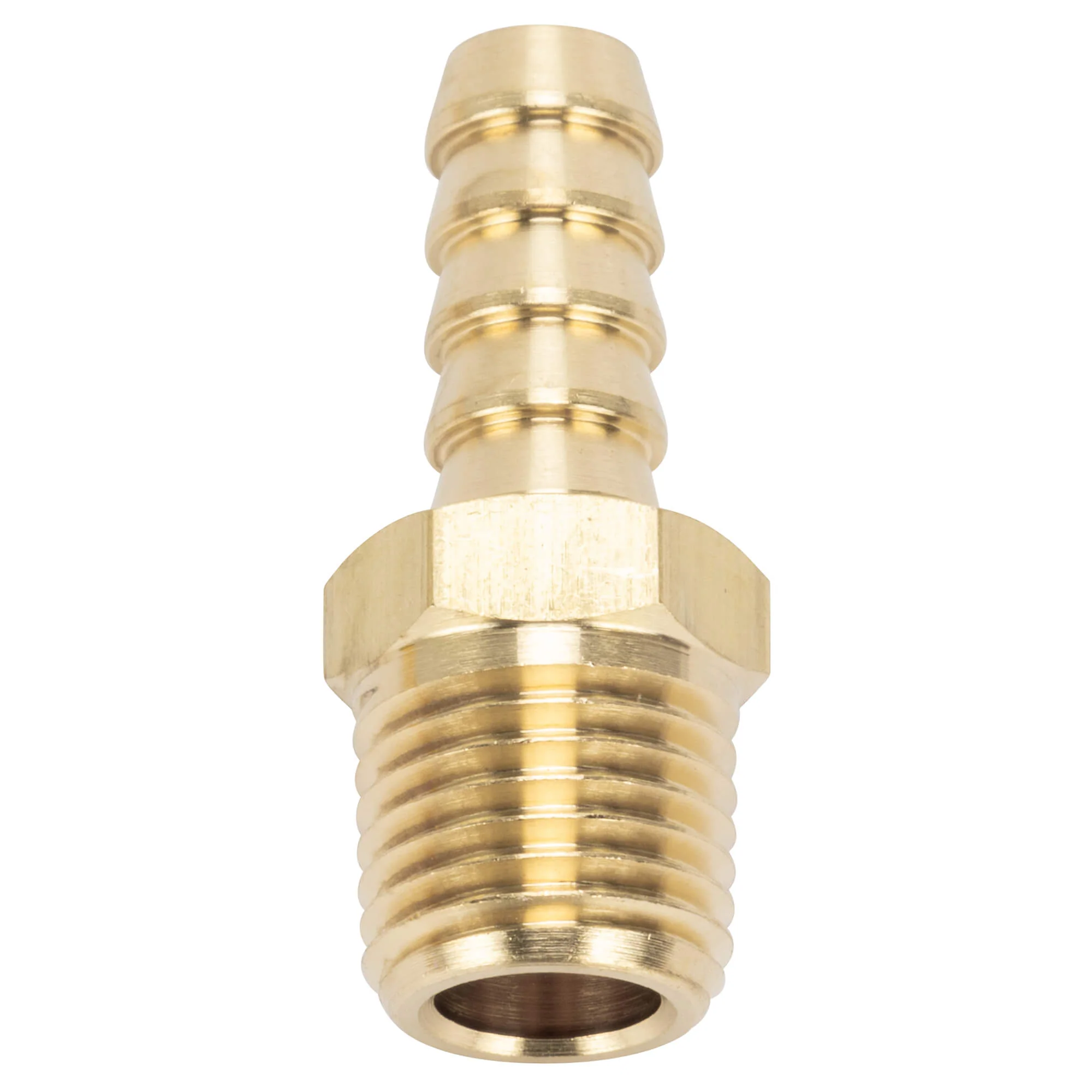 5/16 inch Hose Barb x 1/4 inch NPT - Brass