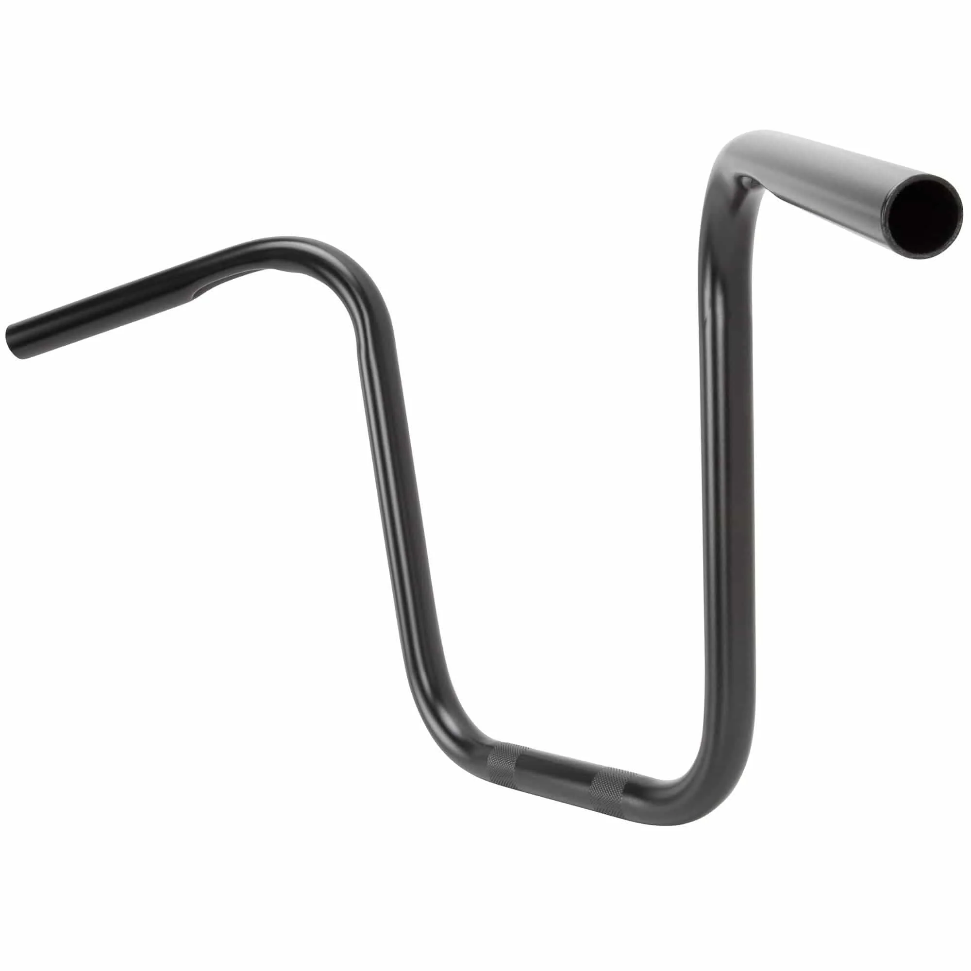 Ape Hanger Handlebars - 1 inch - 12 inch Rise - Black - Image 2