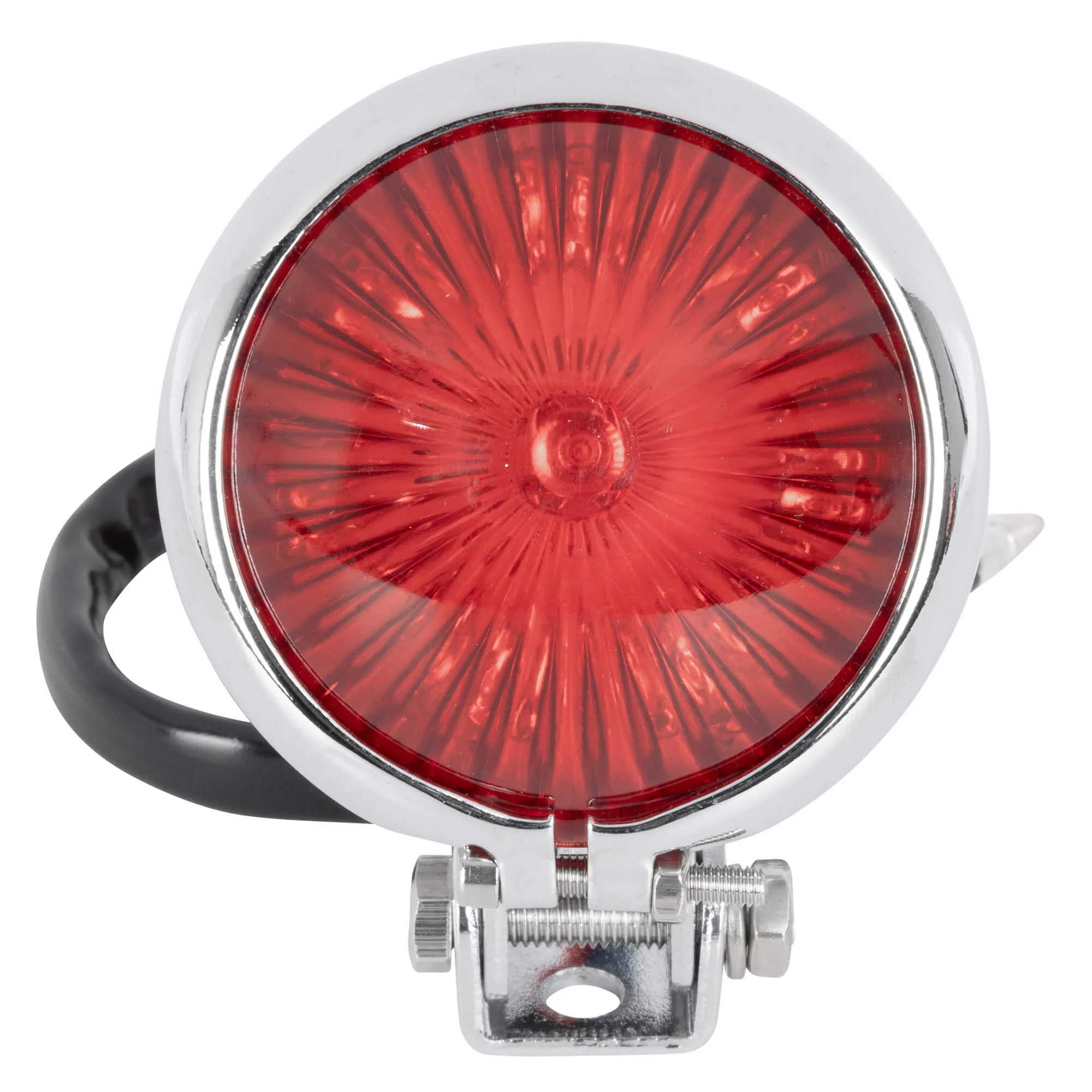 Bates Style LED Tail Light - Chrome - Image 2