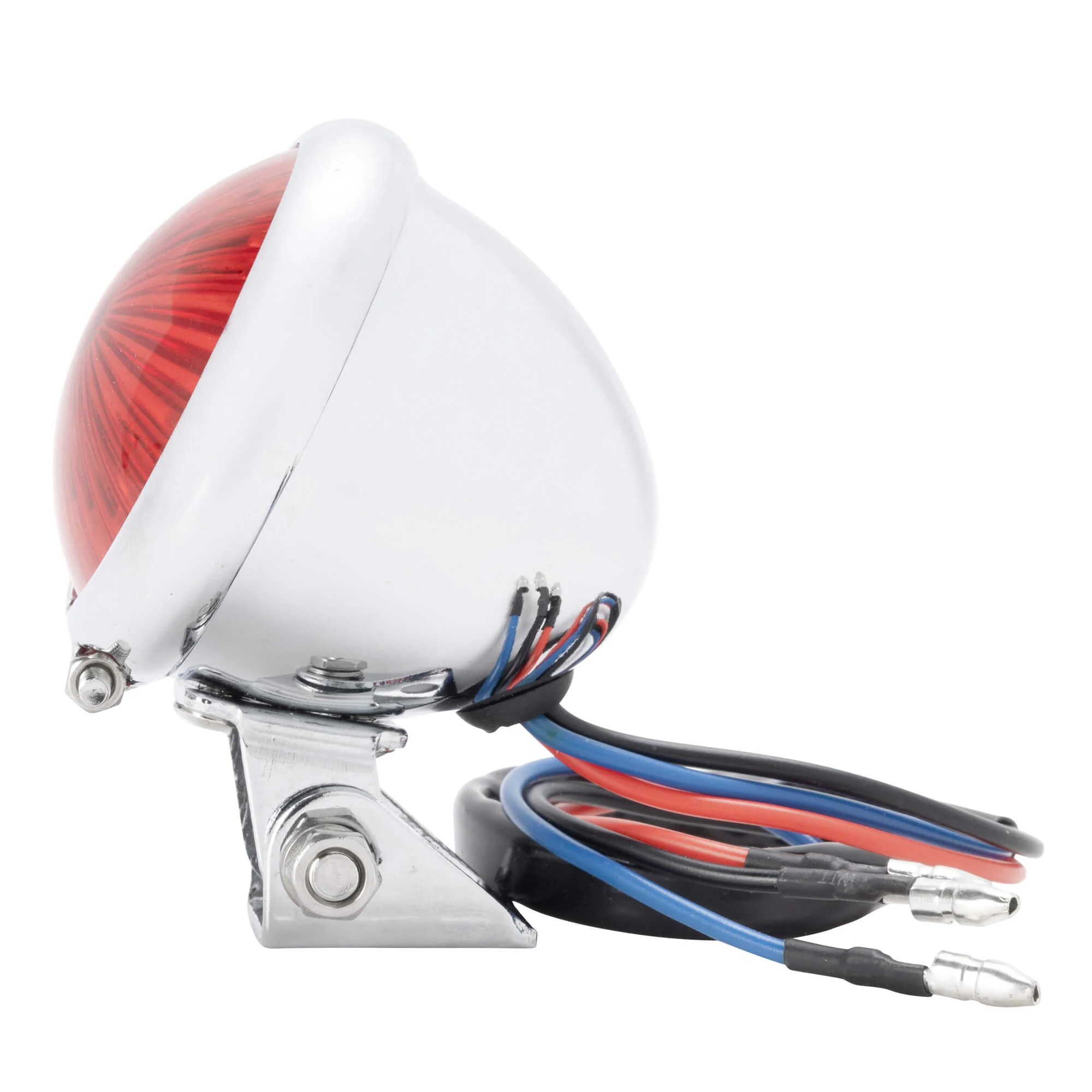 Bates Style LED Tail Light - Chrome - Image 4