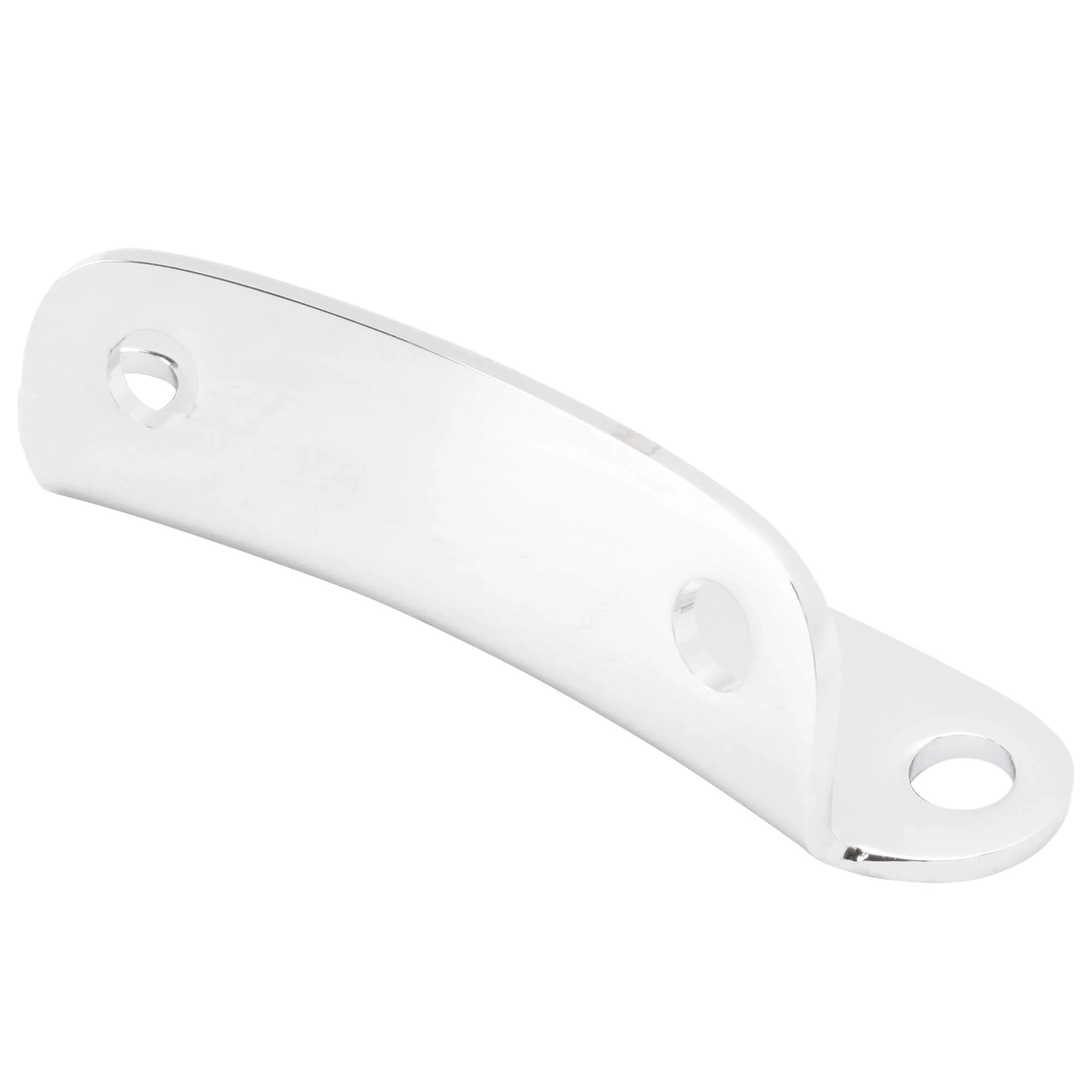 Battery Bottom Plate Bracket - Chrome - Early Harley-Davidson 6 Volt Big Twins - Image 2