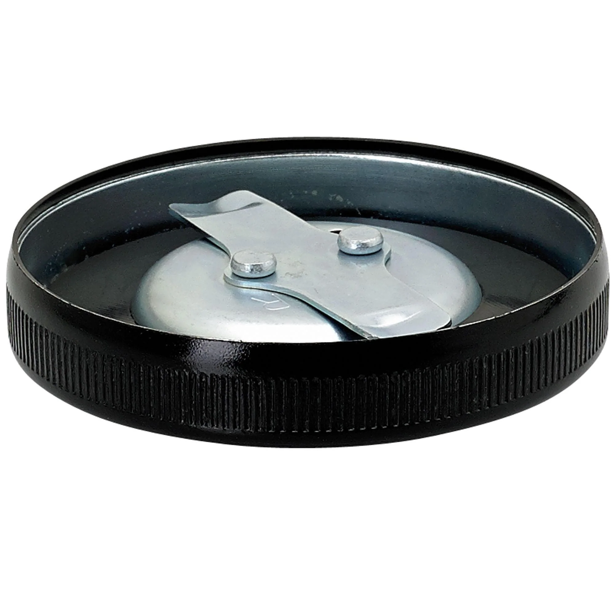 Bayonet / Cam Harley Style Vented 2" Gas Cap - Black - Image 3