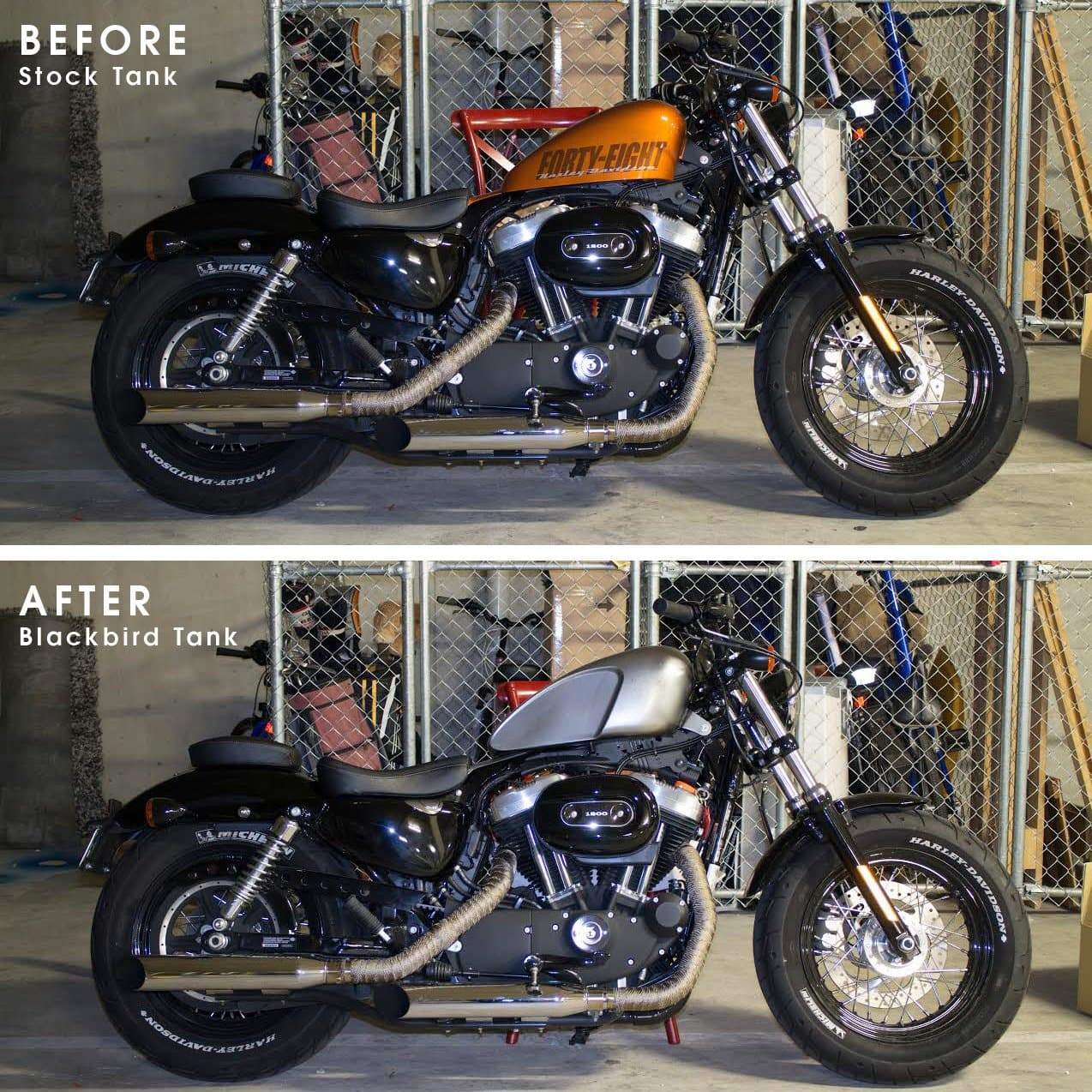 Blackbird Legacy Gas Tank for 2007-2022 EFI Harley-Davidson Sportsters - 3.5 gallon - Image 11