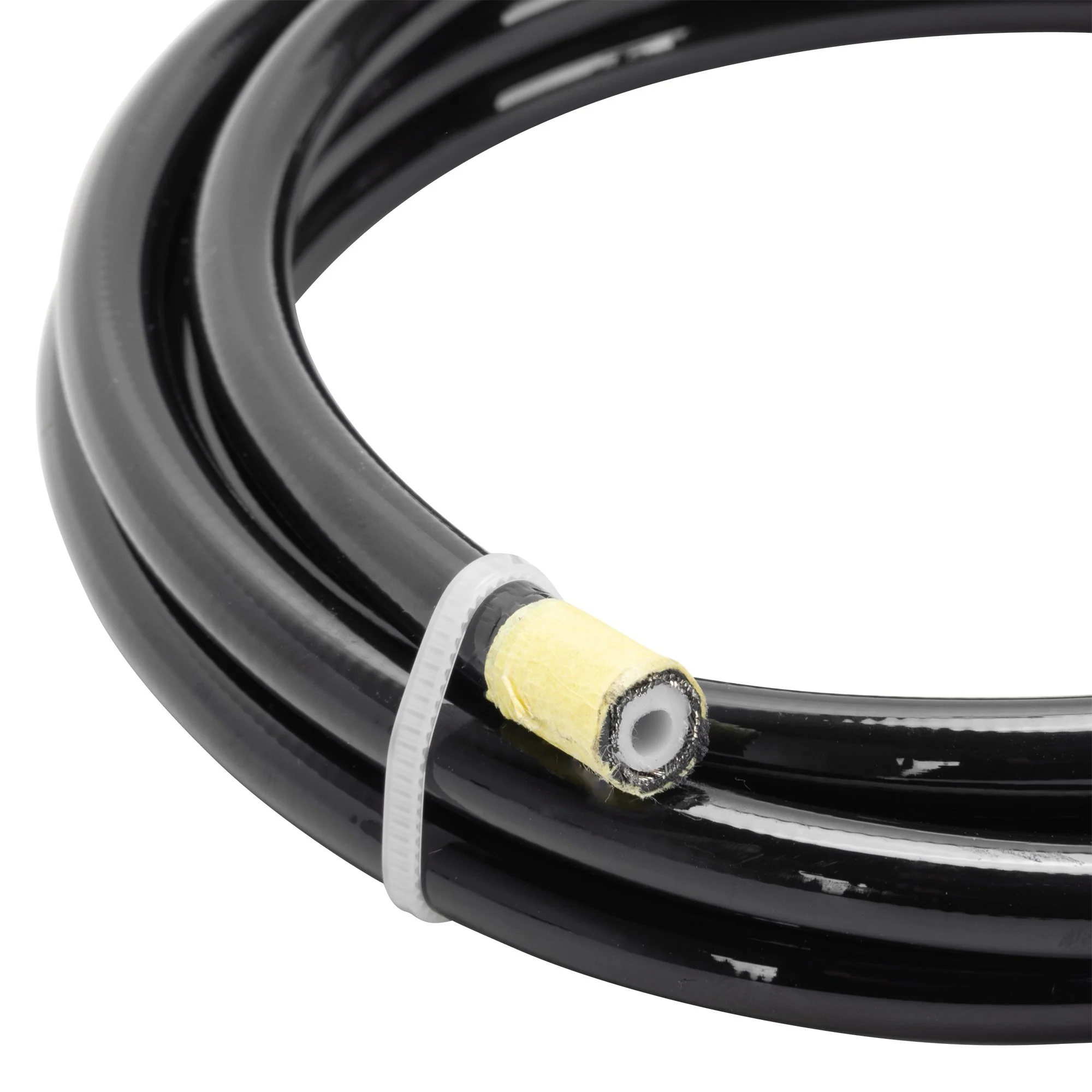 Braided Stainless Cut-To-Length Compression Brake Line - 6' - Black - Image 4