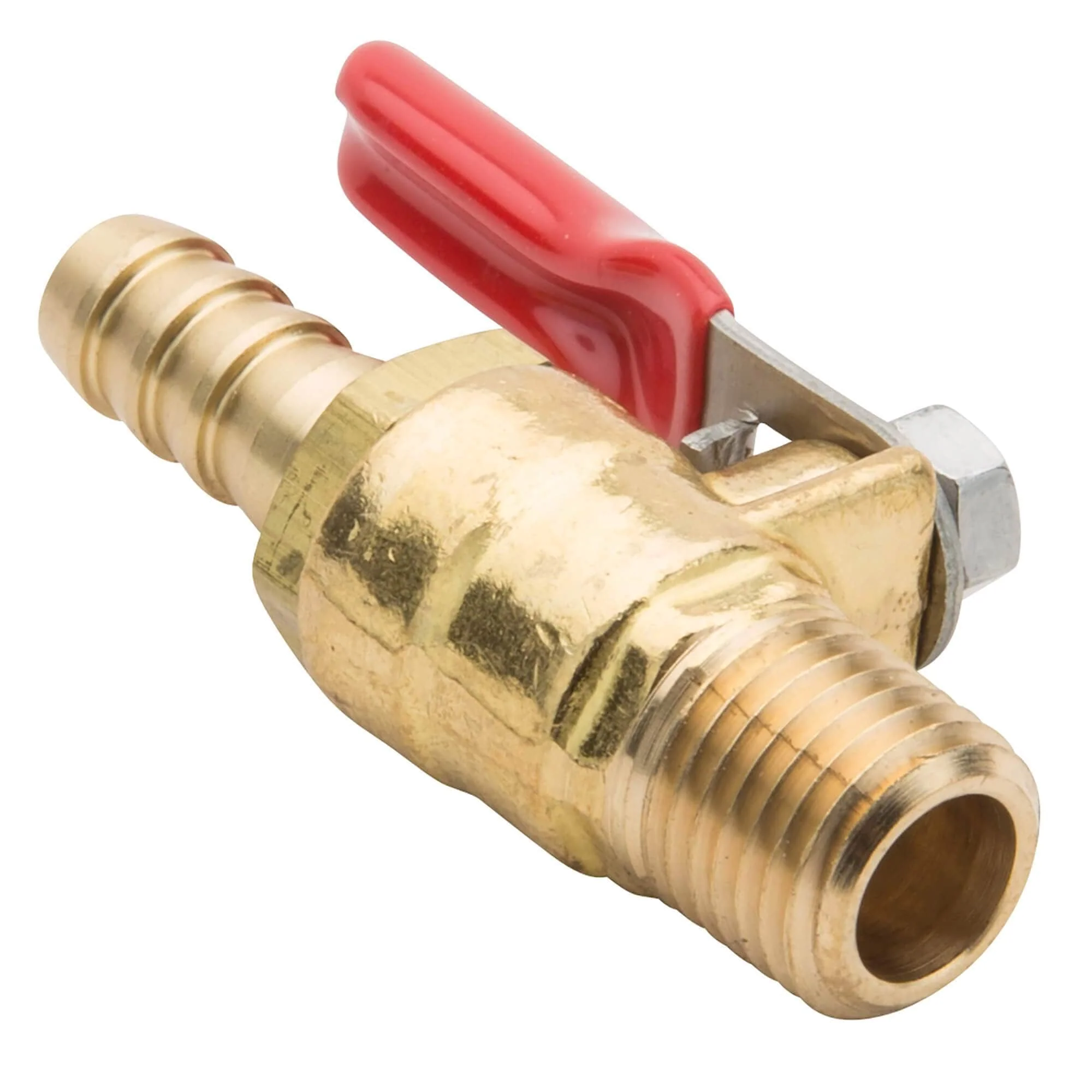 1/4 inch NPT Lever Petcock - Solid Brass - Image 4