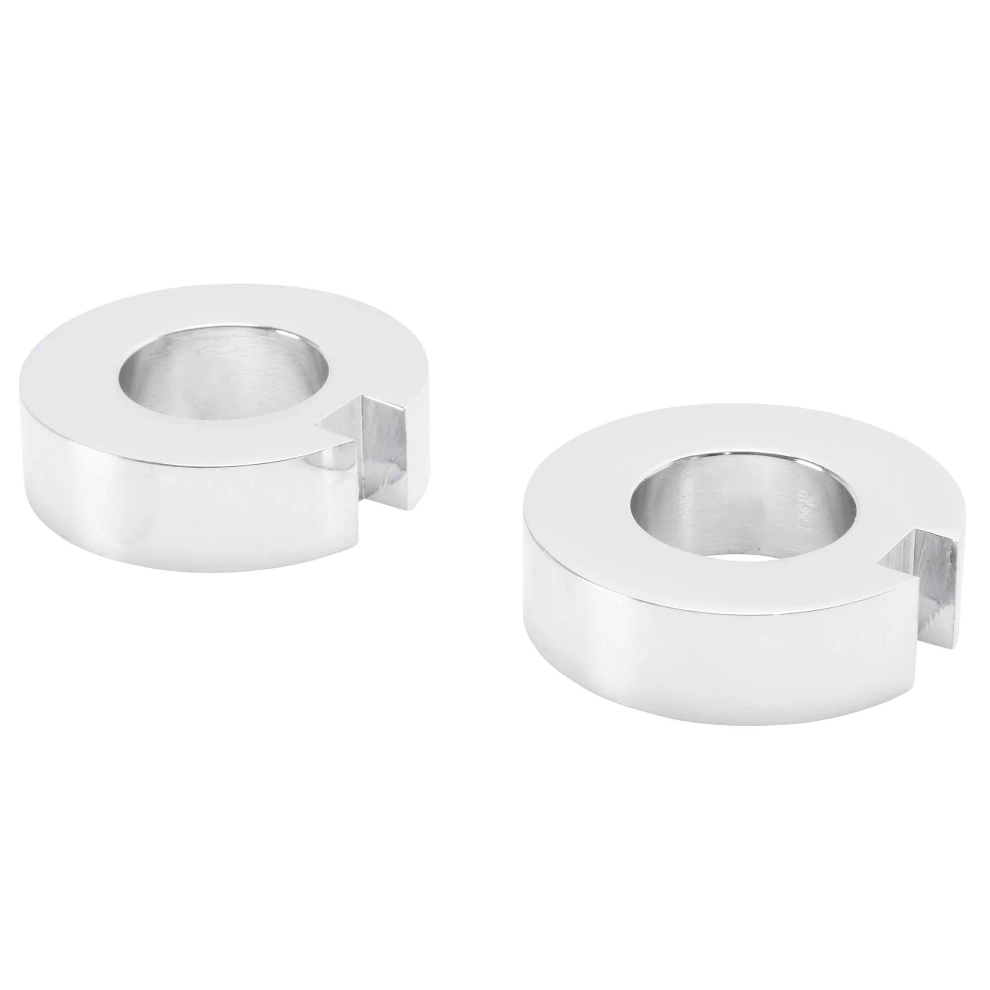Chrome Axle Adjuster Spacers 2000-2007 Harley-Davidson FLST/FXST OEM# 47577-00 - Image 3