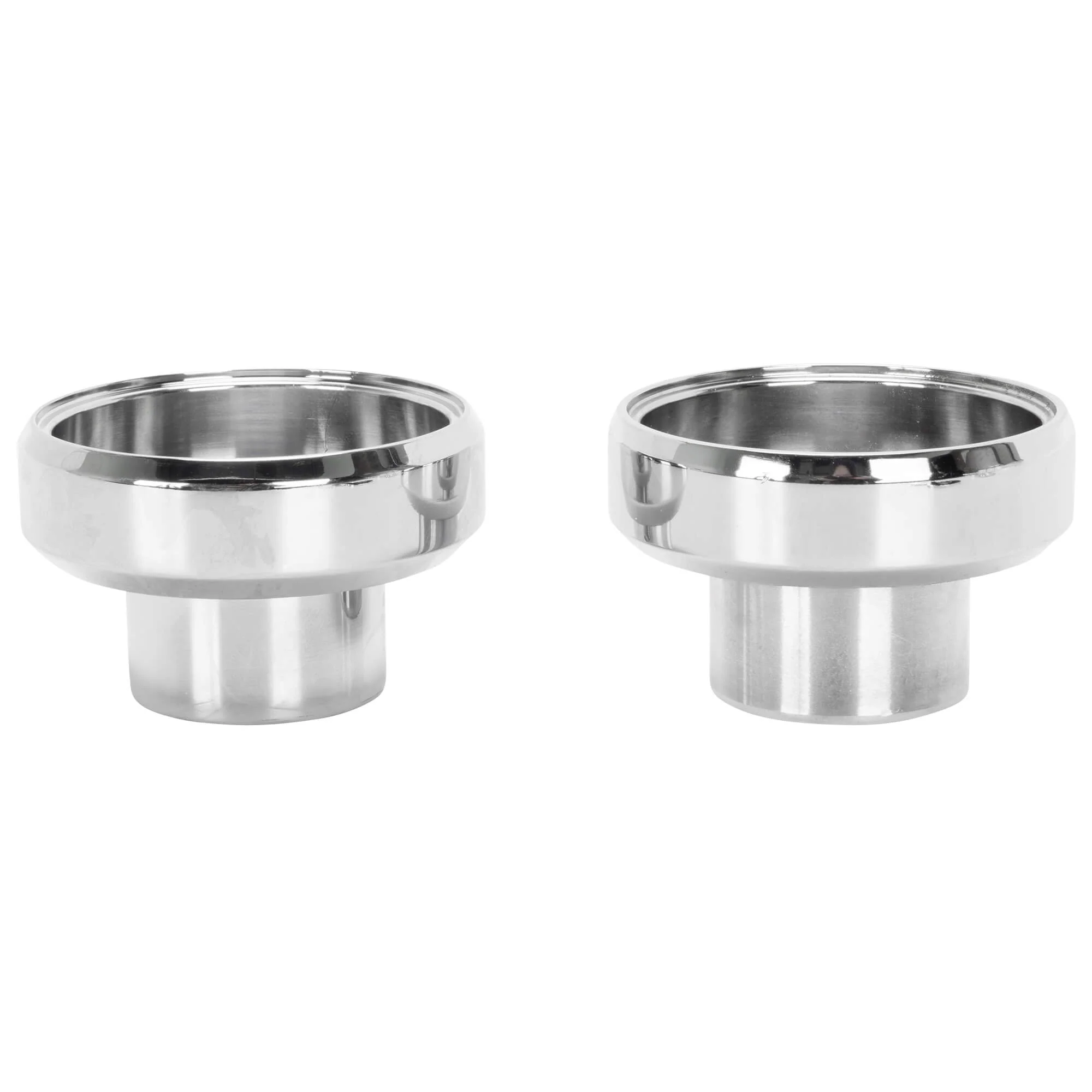 Chrome Fork Neck Cup Kit for 1949-1987 Harley-Davidson Big Twins - Image 3