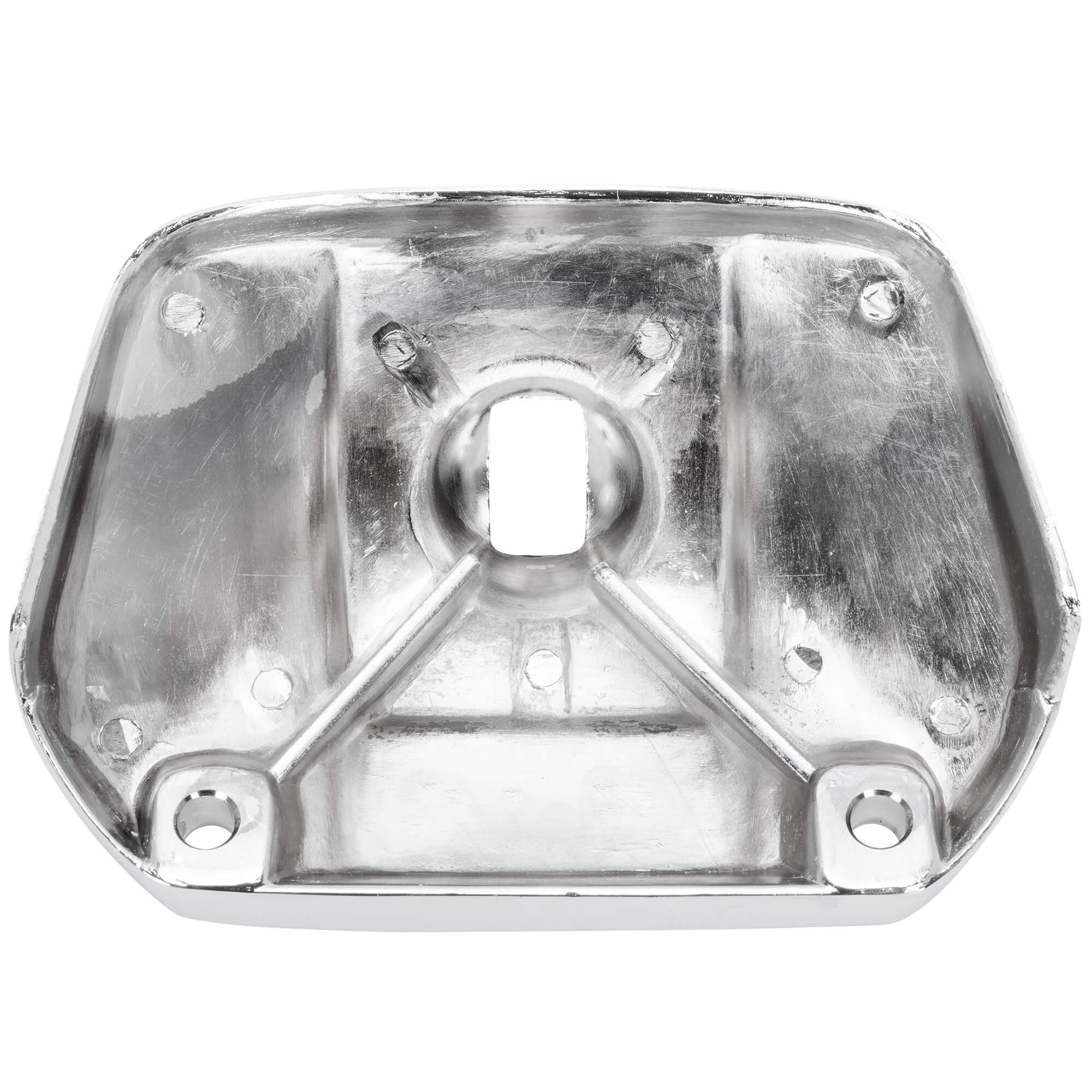 Chrome Headlight Eyebrow Visor for Harley Sportster FX FX FXR - No Indicator Light Mounting Holes - Image 5