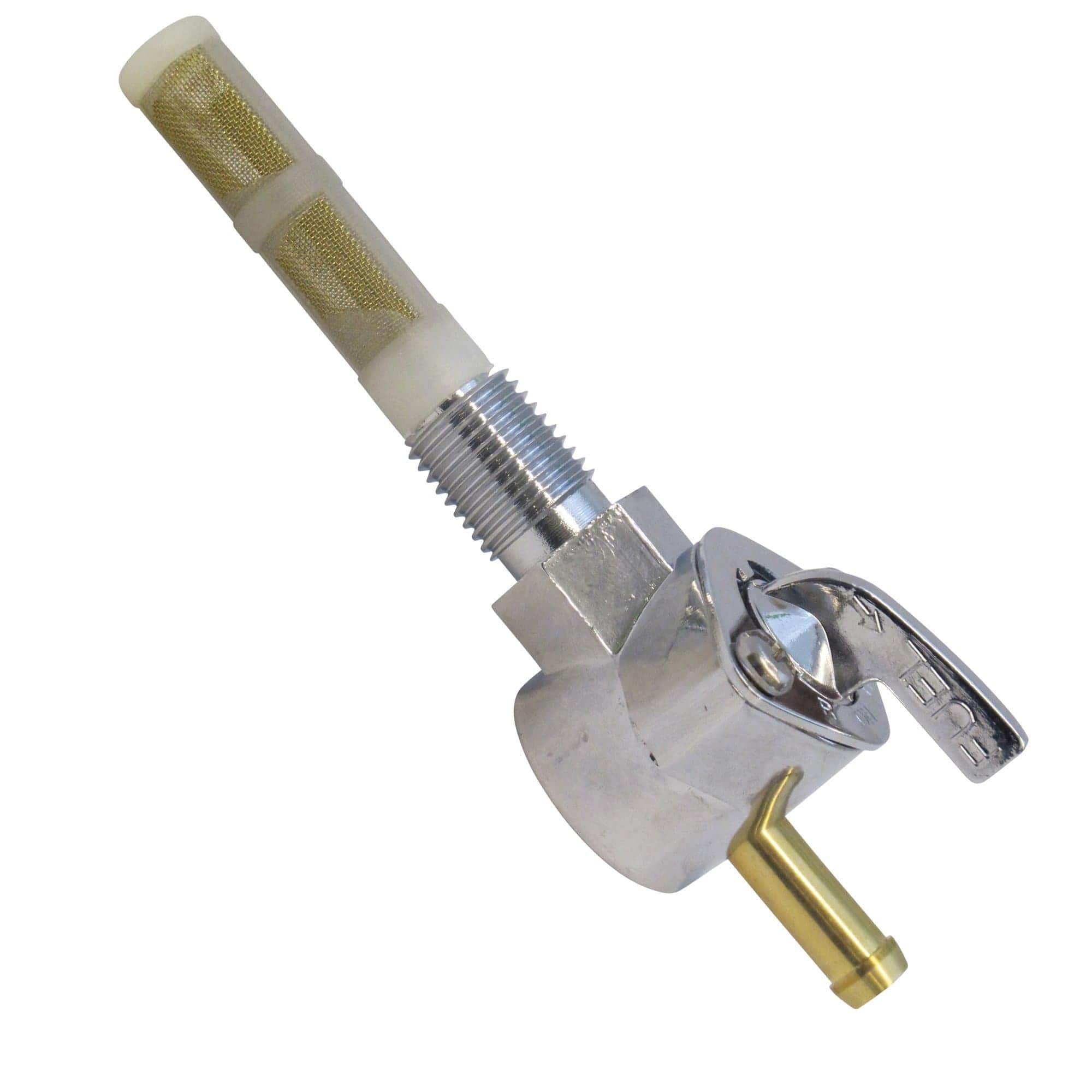1/4 inch NPT Petcock Chrome - Straight
