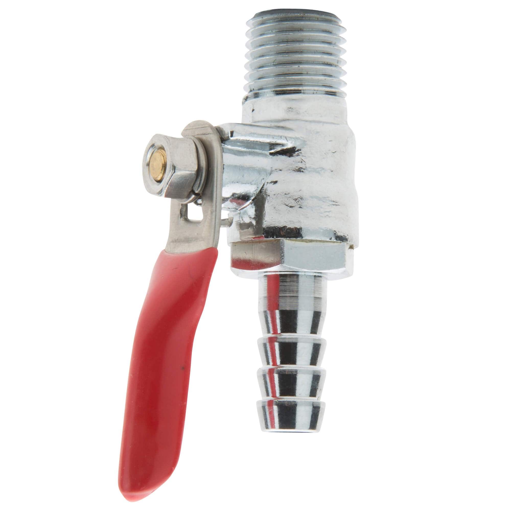 1/4 inch NPT Lever Petcock - Chrome Plated Brass - Image 2