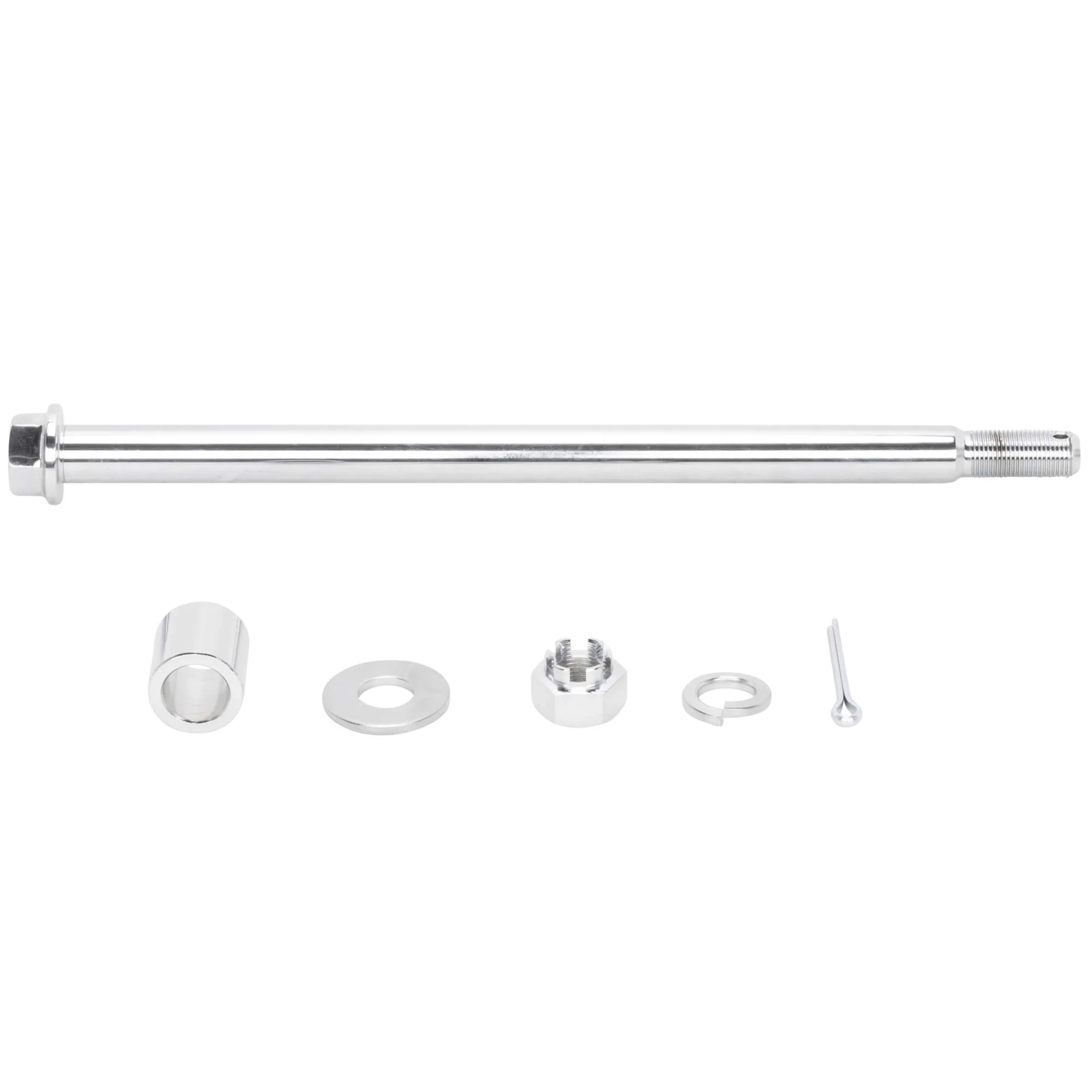 Chrome Rear Axle Kit 1980-2001 Harley-Davidson FL FLH FLT 82-94 FXR 86-06 FLST