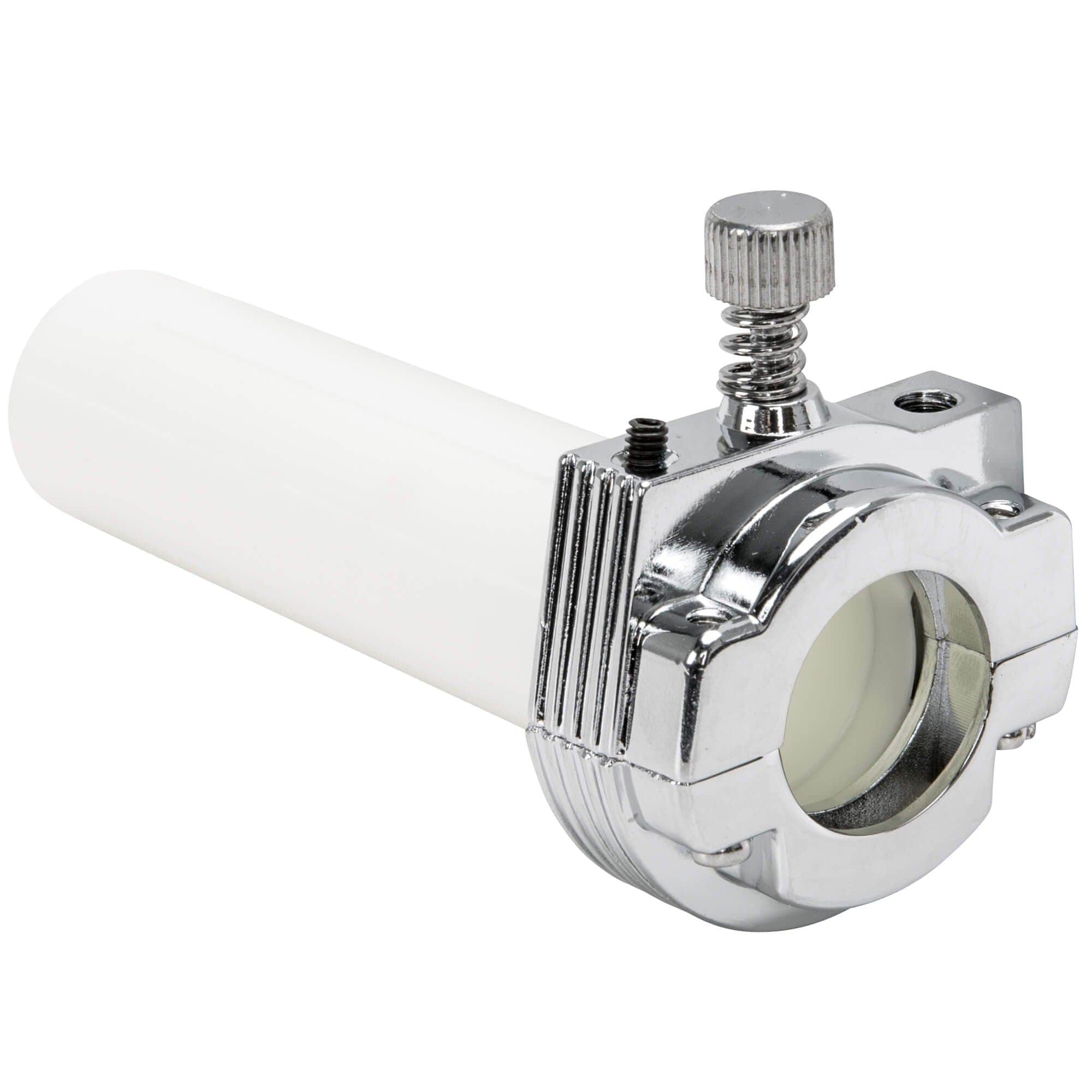 Chrome Single Cable Chopper Throttle Assembly - 1 inch - Image 3