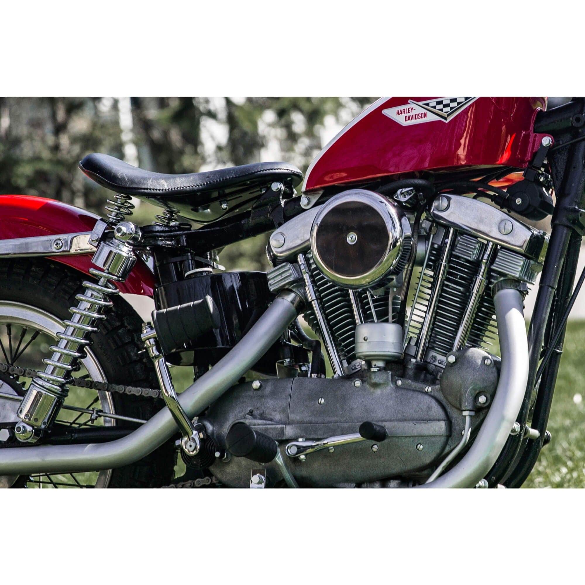 Chrome Solo Seat Spring Support Bracket Harley Ironhead Sportsters 1957-78 - Image 8