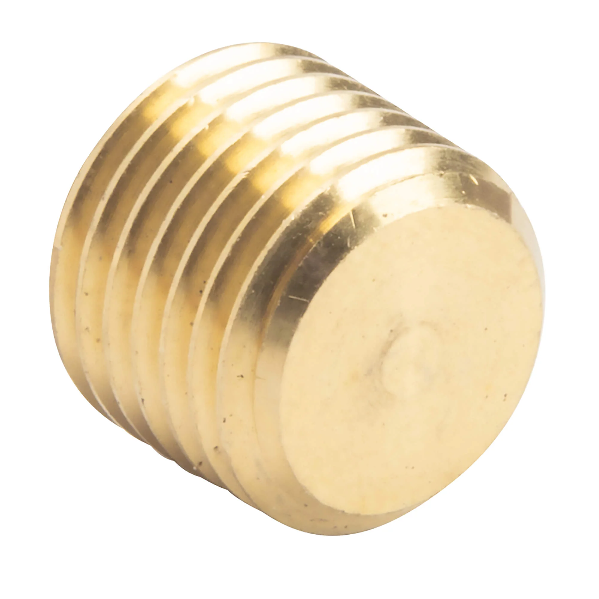 Countersunk Allen Pipe Plug 1/4 inch NPT - Brass - Image 4