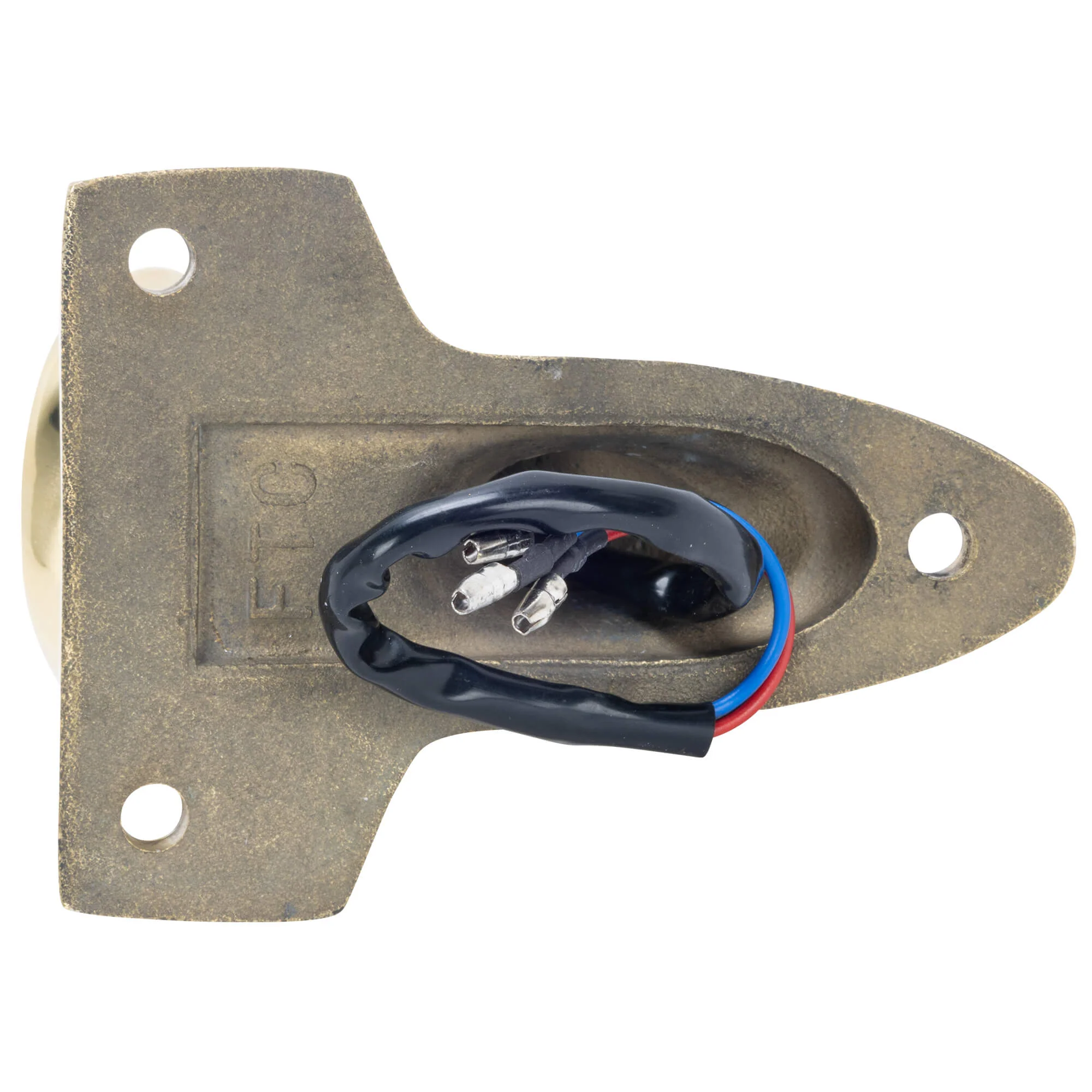 Crocker Style LED Tail Light - Brass - Image 5