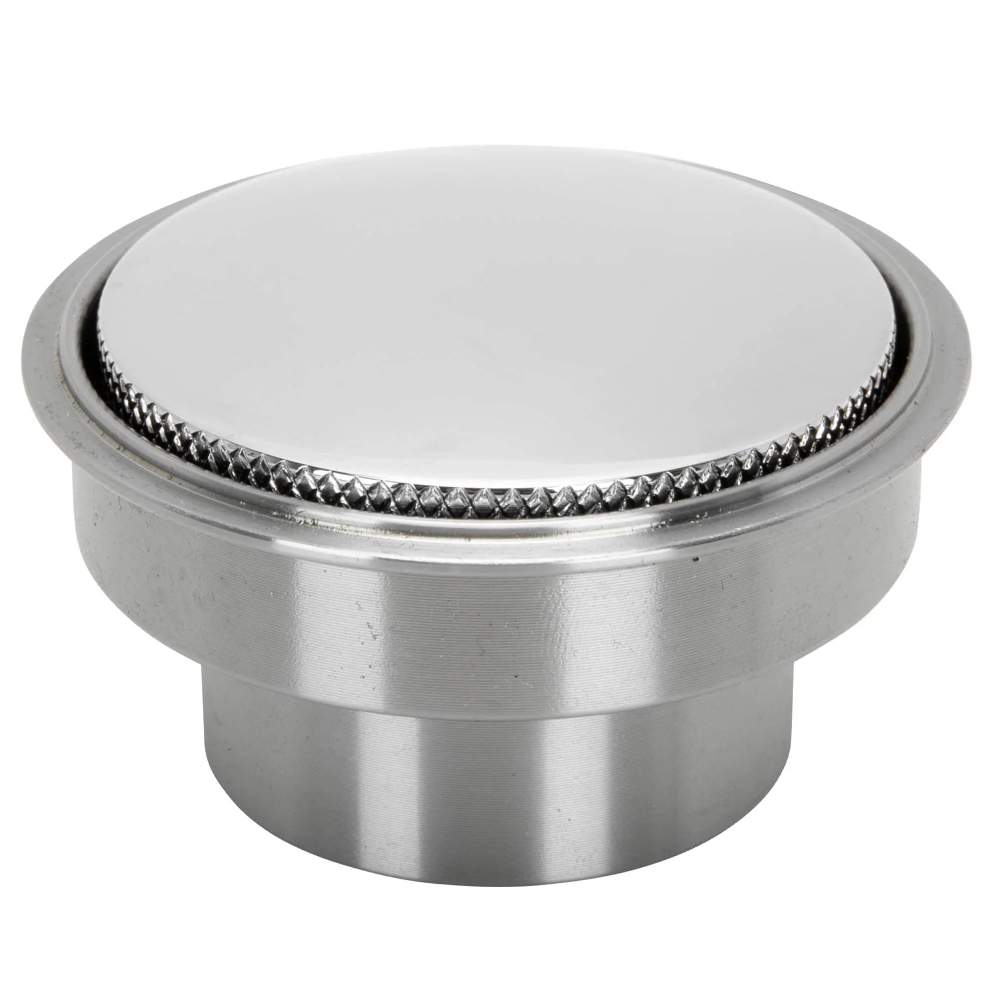 Custom Flush Mount Chrome Pop-Up Gas Cap and Weld In Bung - Image 2