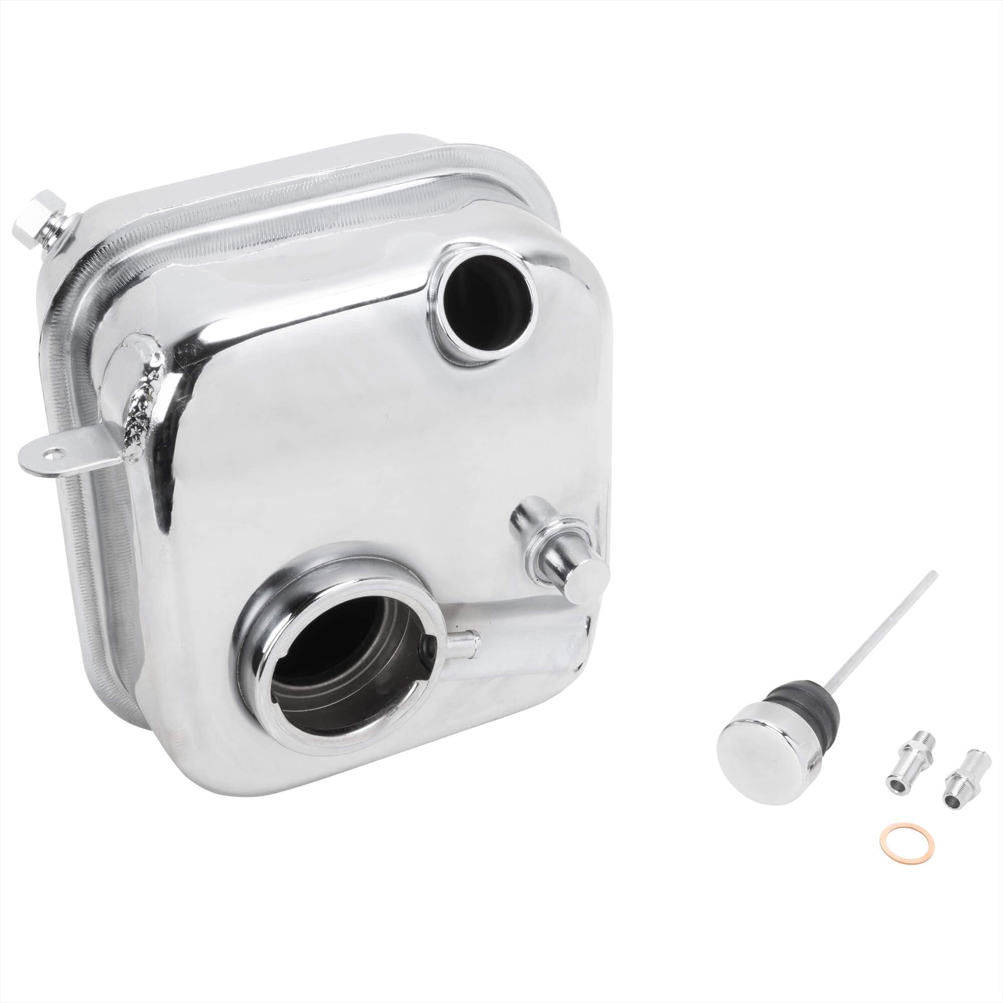Direct OEM Replacement Chrome Oil Tank for 1965-1982 Harley-Davidson 4 Speed Models