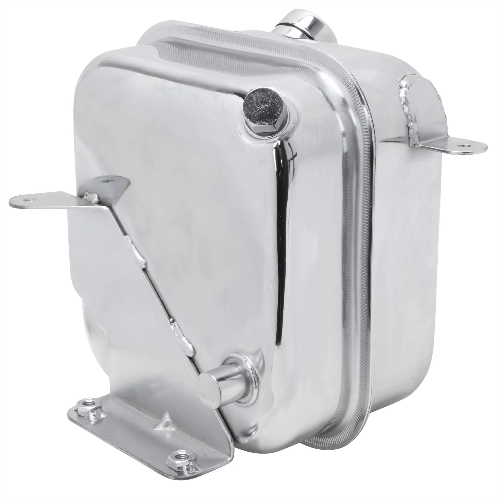 Direct OEM Replacement Chrome Oil Tank for 1965-1982 Harley-Davidson 4 Speed Models - Image 3