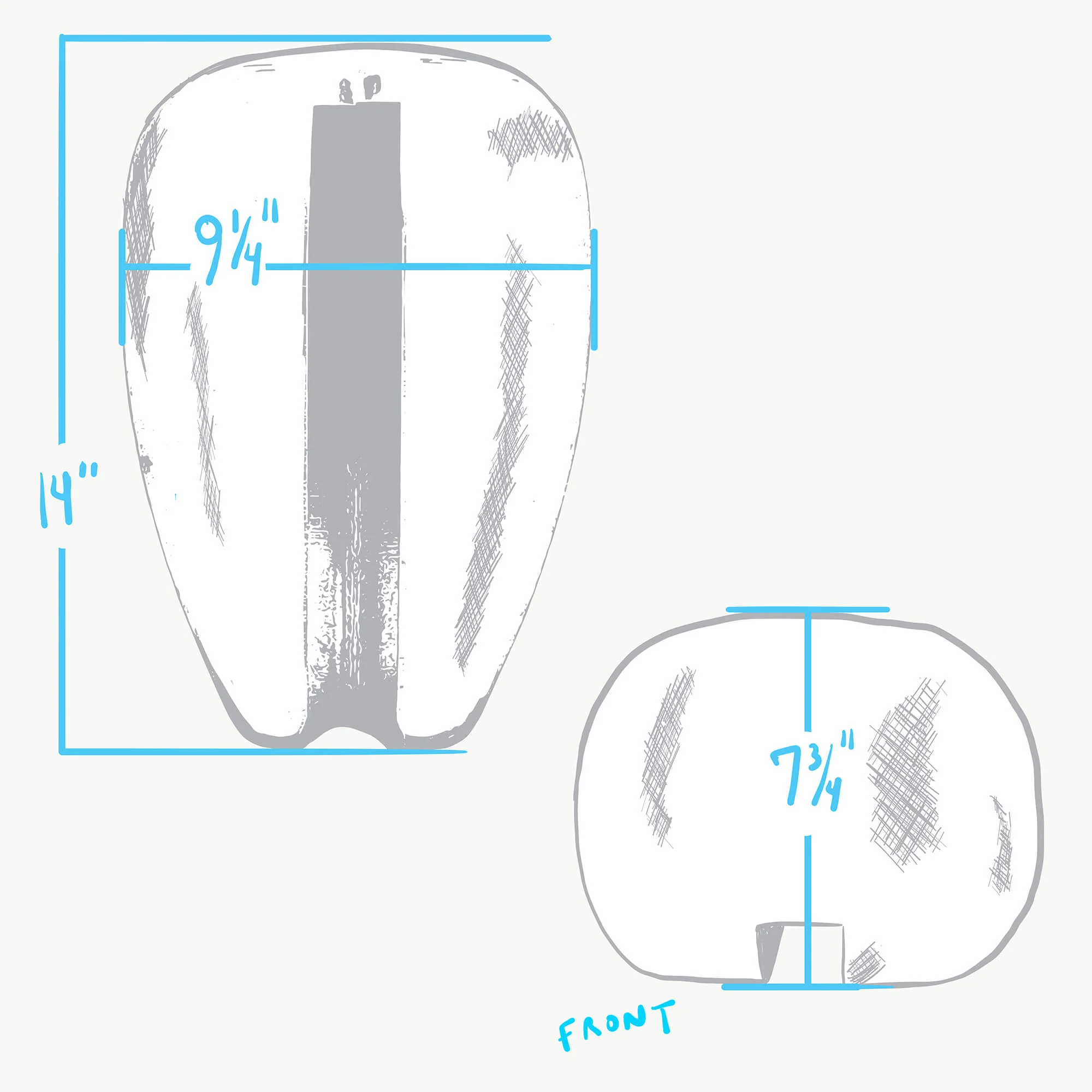 DIY Wassell Peanut Gas Tank Shell - Image 3