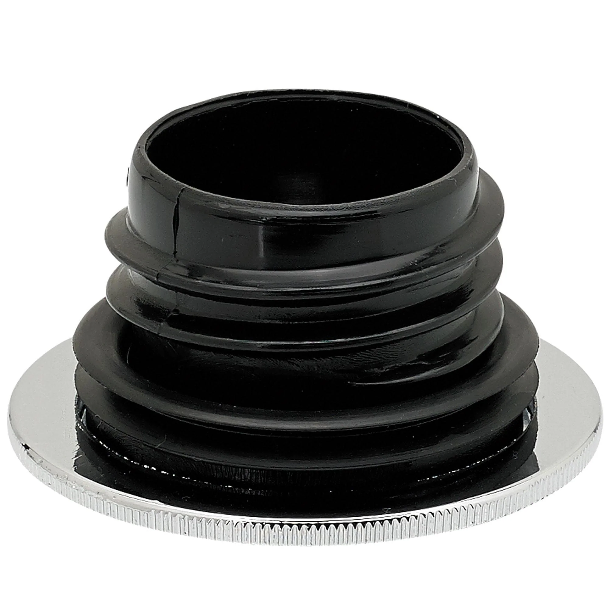 Domed Slim Chrome Screw-In Harley Style Gas Cap 1996 & up - Image 2