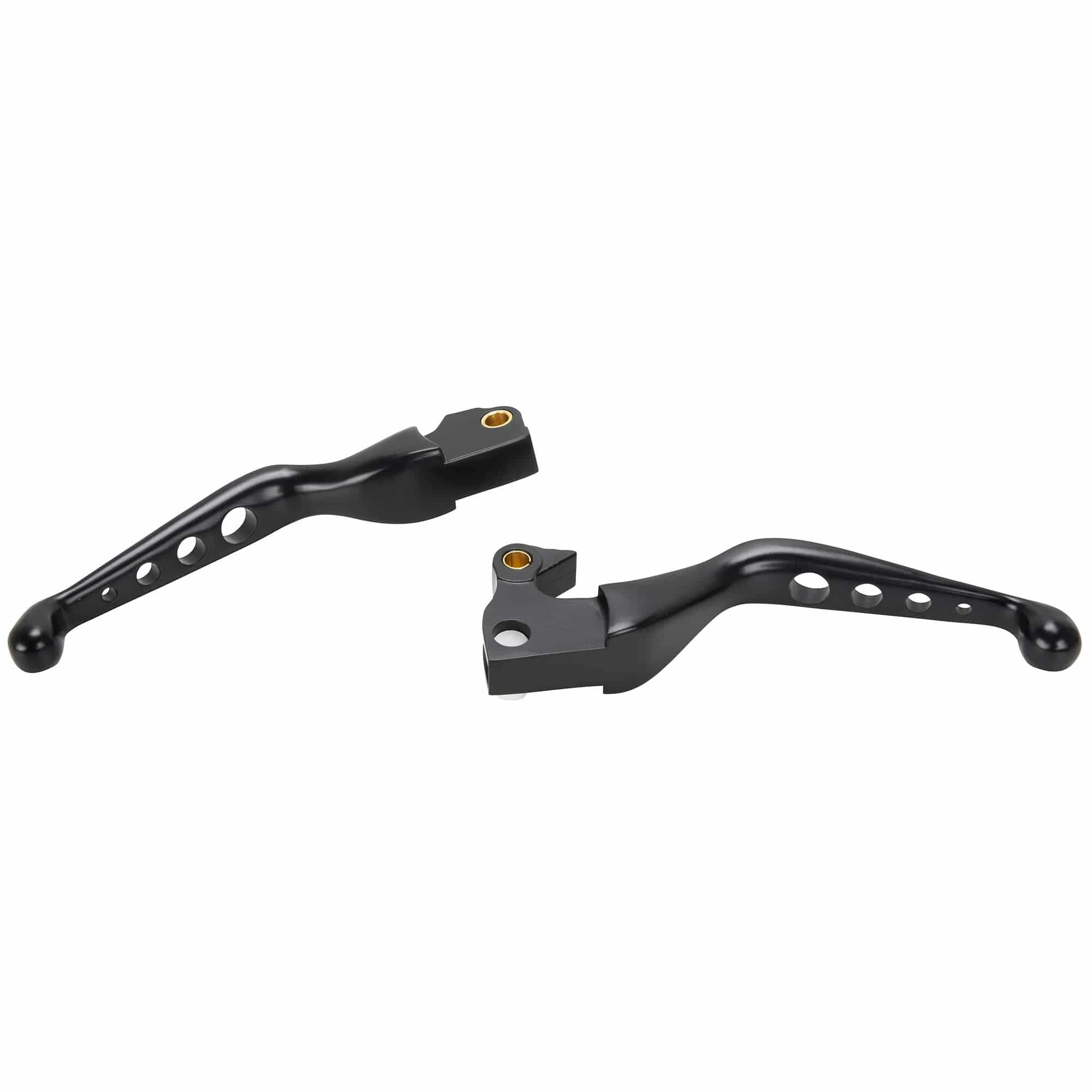 Drilled Black Lever Set for 2004 - 06 XL Sportster - Image 3