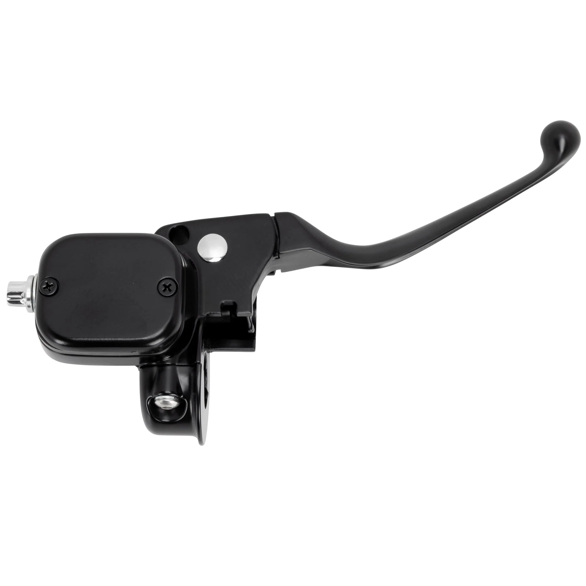 Front Brake Master Cylinder Assembly - Black - Single Disc 1996-2017 Models (EXCEPT 15-17 Softail, 08-17 Dressers, Trike, 04-17 XL)