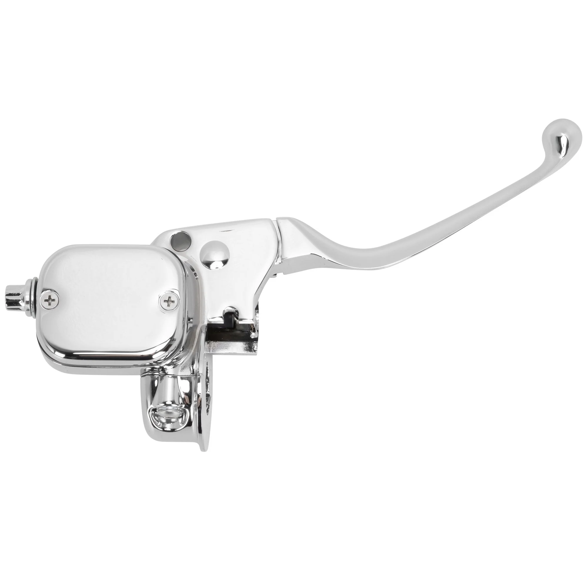 Front Brake Master Cylinder Assembly - Chrome - Single Disc 1996-2017 Models (EXCEPT 15-17 Softail, 08-17 Dressers, Trike, 04-17 XL)