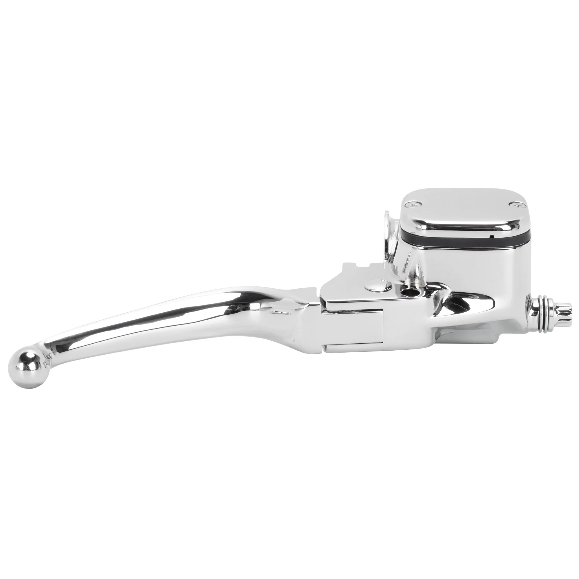 Front Brake Master Cylinder Assembly - Chrome - Single Disc 1996-2017 Models (EXCEPT 15-17 Softail, 08-17 Dressers, Trike, 04-17 XL) - Image 5