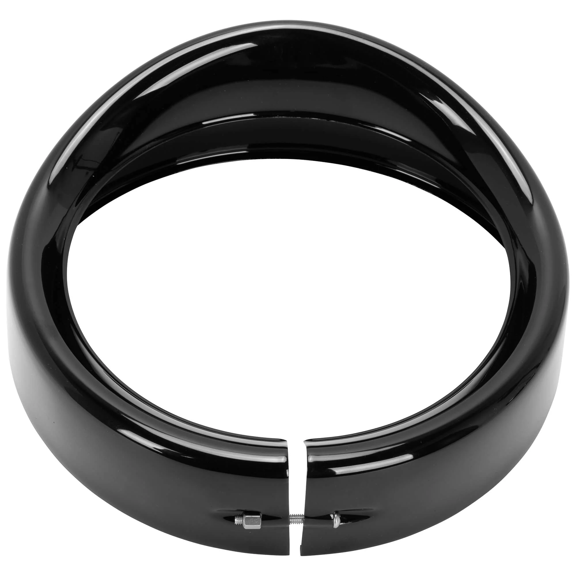 Headlight Visor - 7" Headlight - Black - Replaces OEM #69733-05 - Image 2