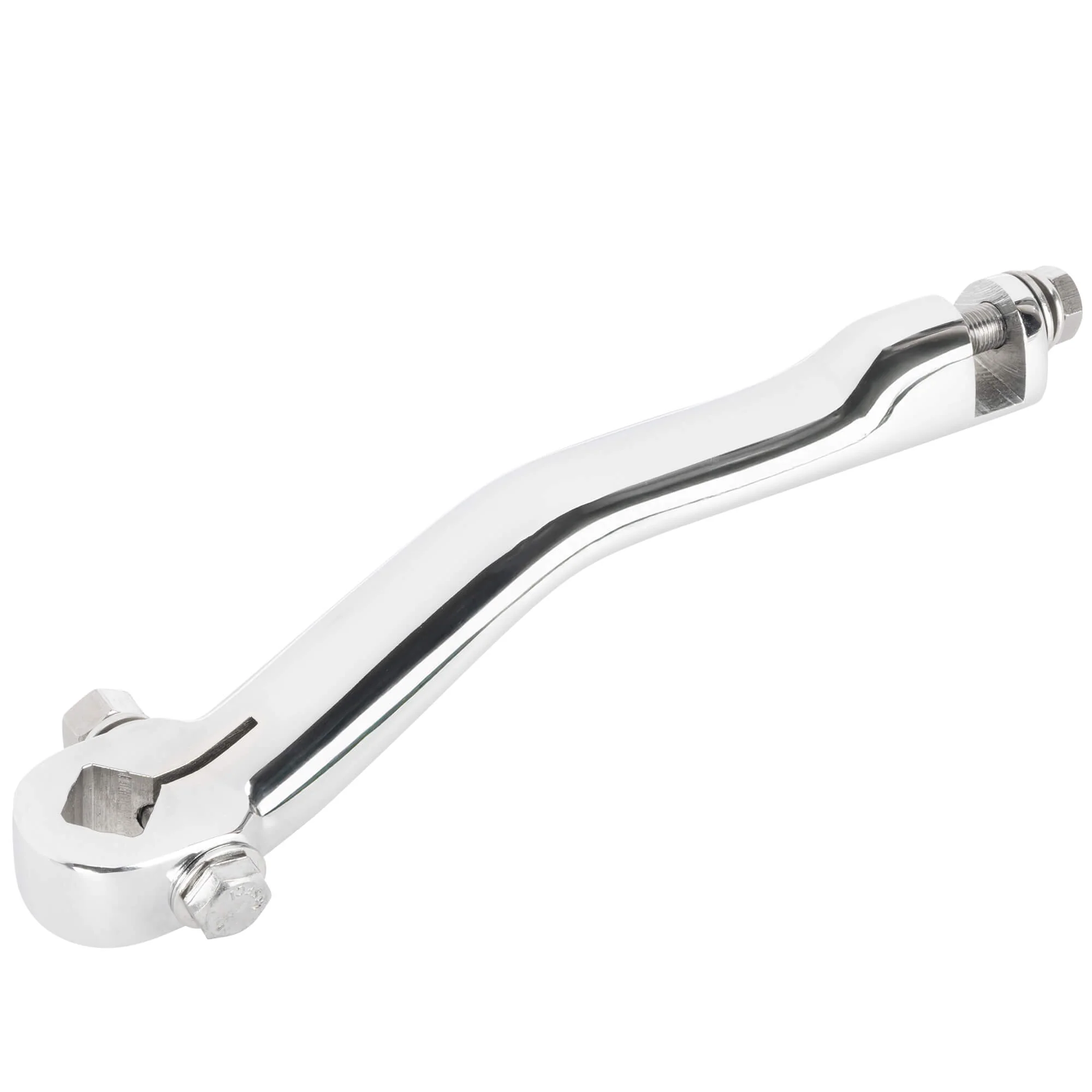 Heavy Duty Chrome Kicker Lever 1936-1977 Harley-Davidson Big Twin 1957-1976 XL - Image 2