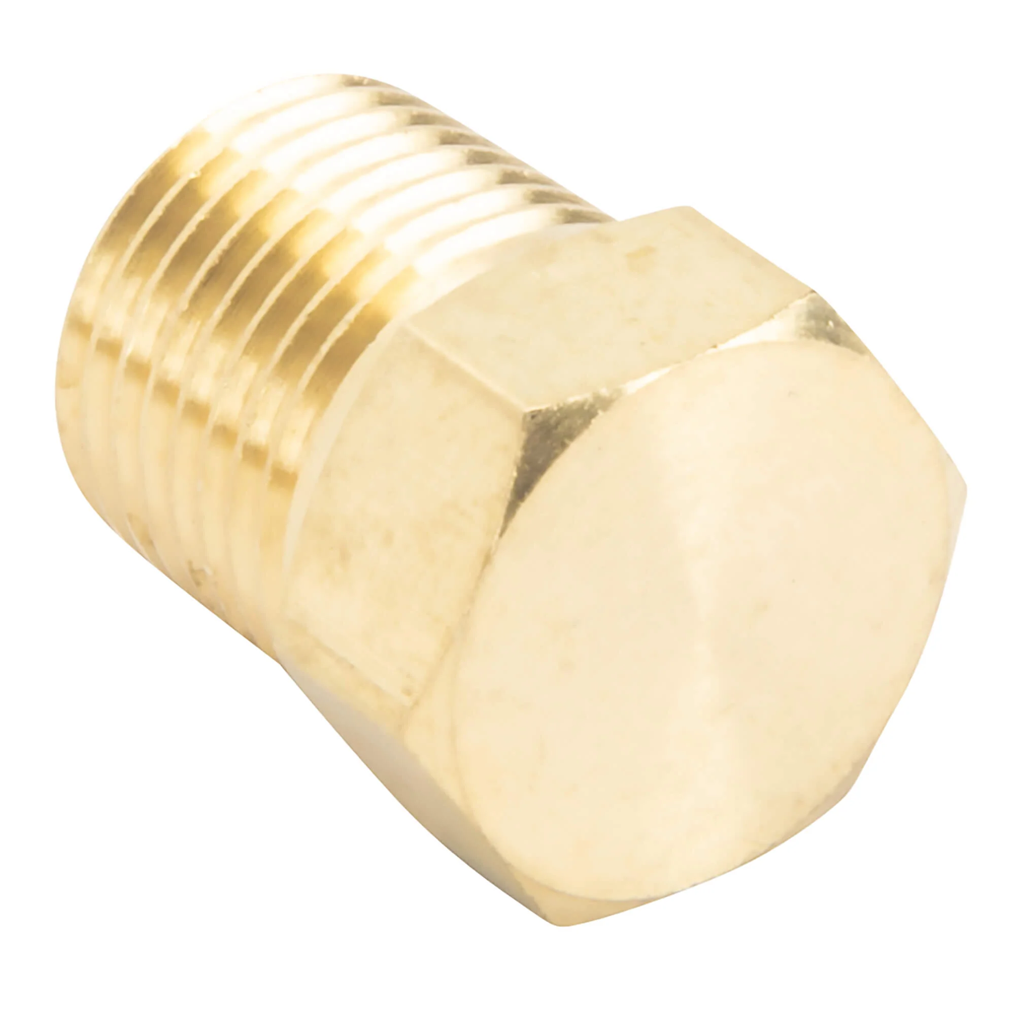Hex Pipe Plug 1/8 inch NPT - Brass - Image 5