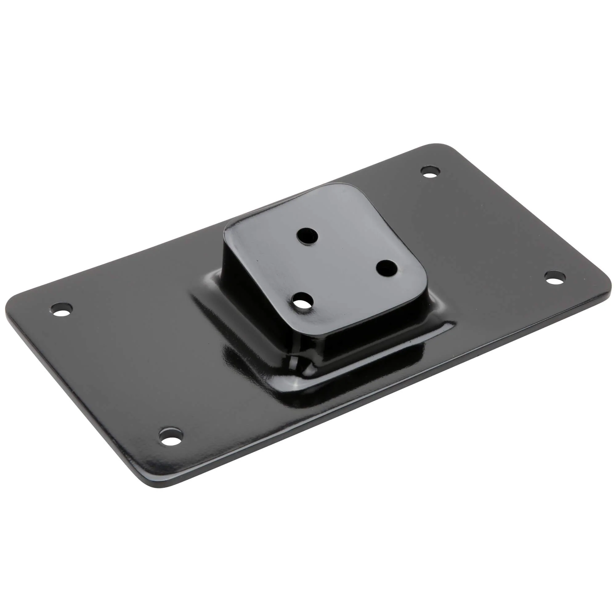 Laydown License Plate Mount - Black - Bolt-on Fitment for 1955 - 2018 Harley-Davidson - Image 3