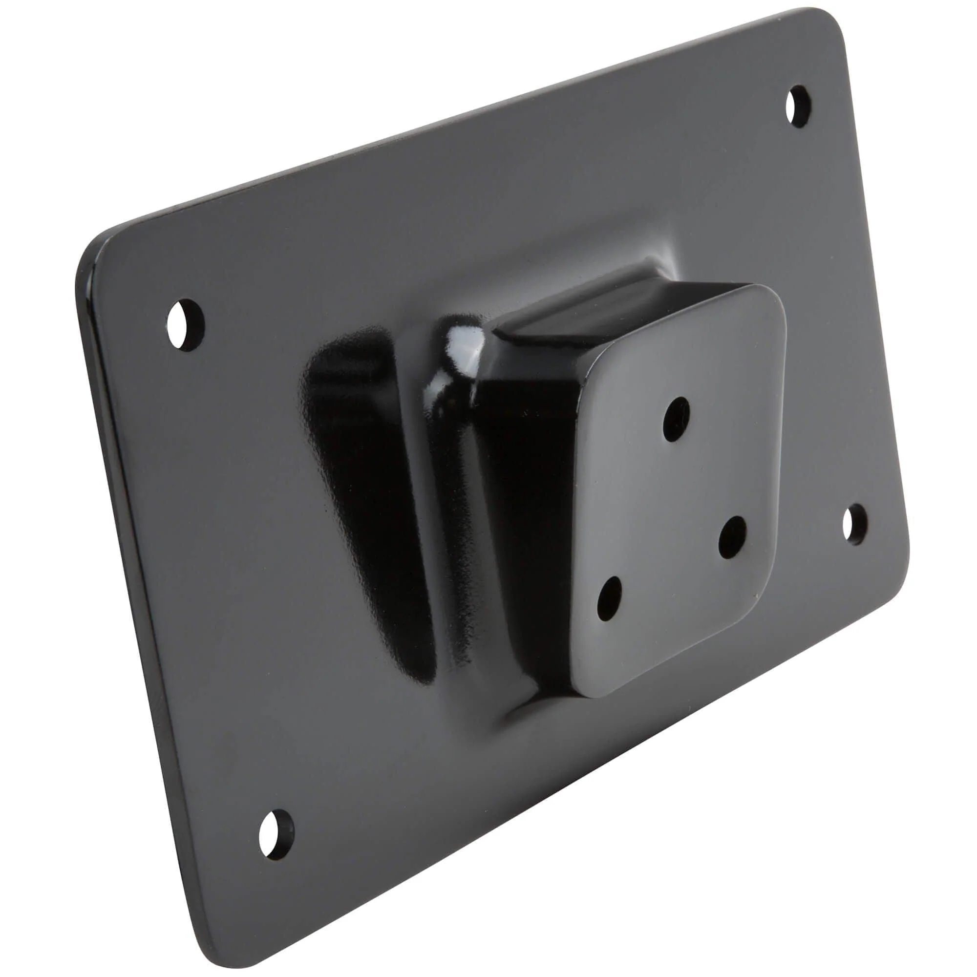 Laydown License Plate Mount - Black - Bolt-on Fitment for 1955 - 2018 Harley-Davidson - Image 4