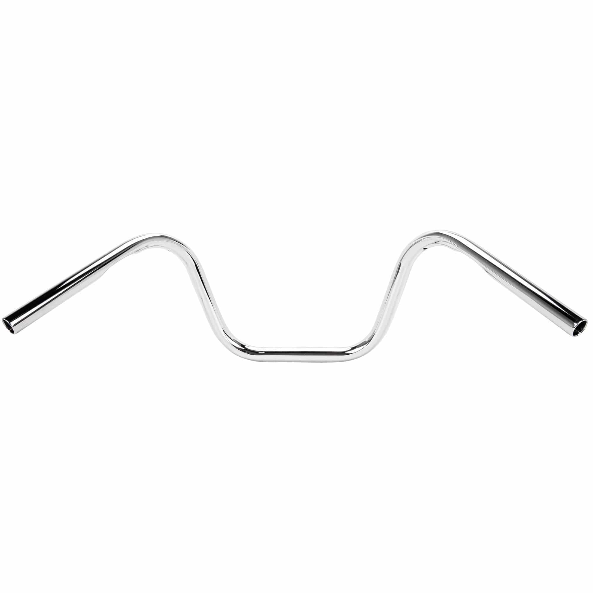 Mini Ape Hanger Handlebars - 1 inch - 9 inch Rise - Chrome - Image 4