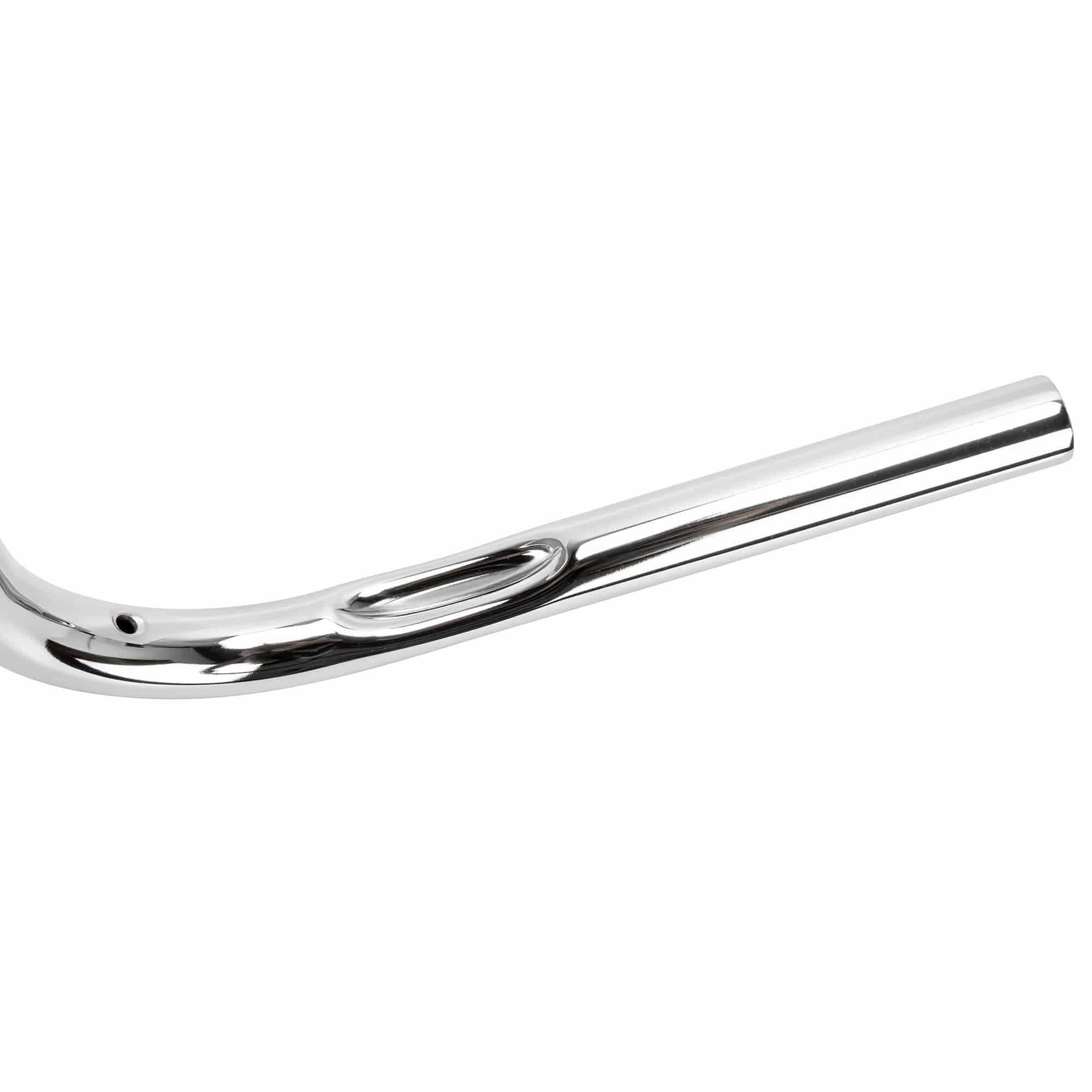 Mini Ape Hanger Handlebars - 1 inch - 9 inch Rise - Chrome - Image 6