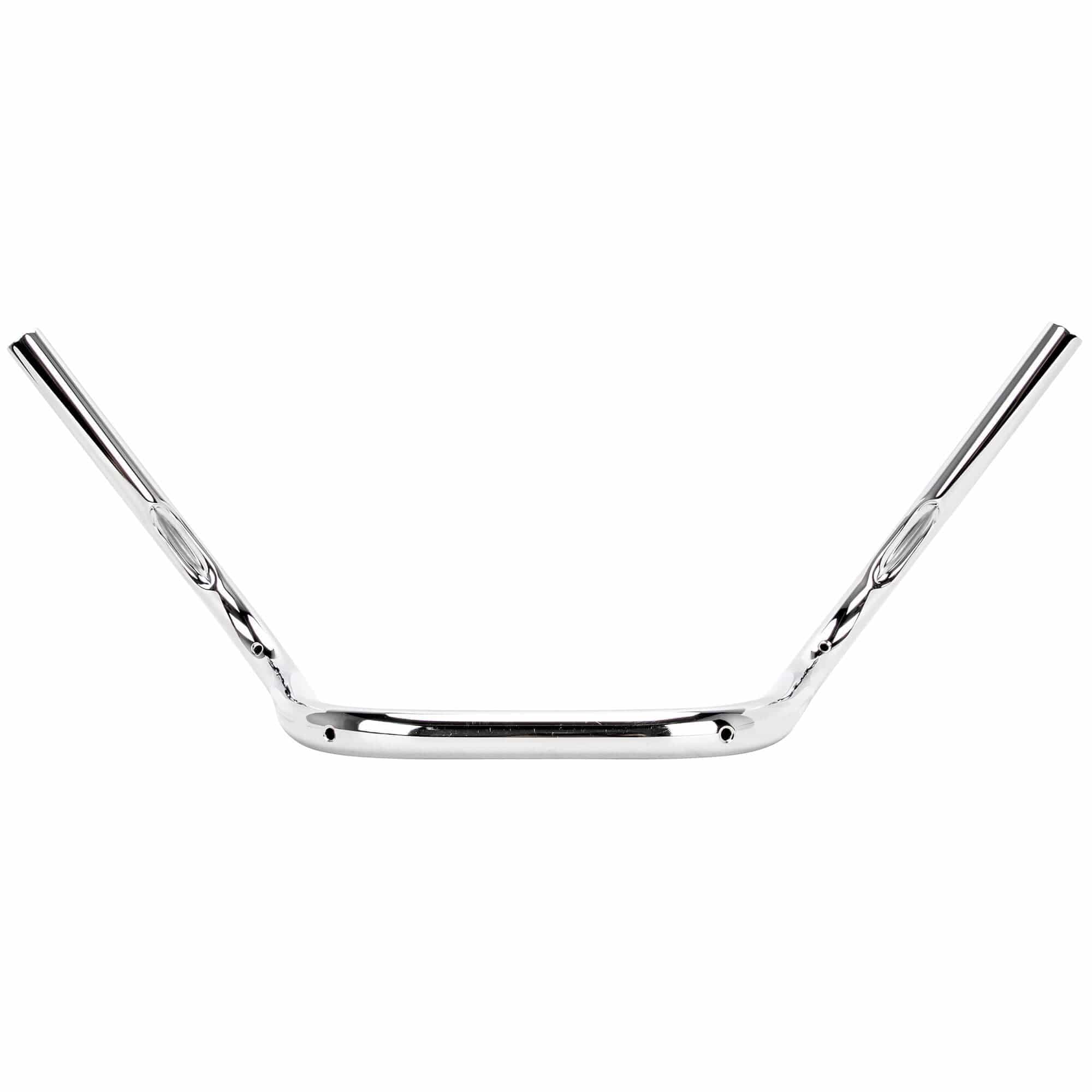 Mini Ape Hanger Handlebars - 1 inch - 9 inch Rise - Chrome - Image 7