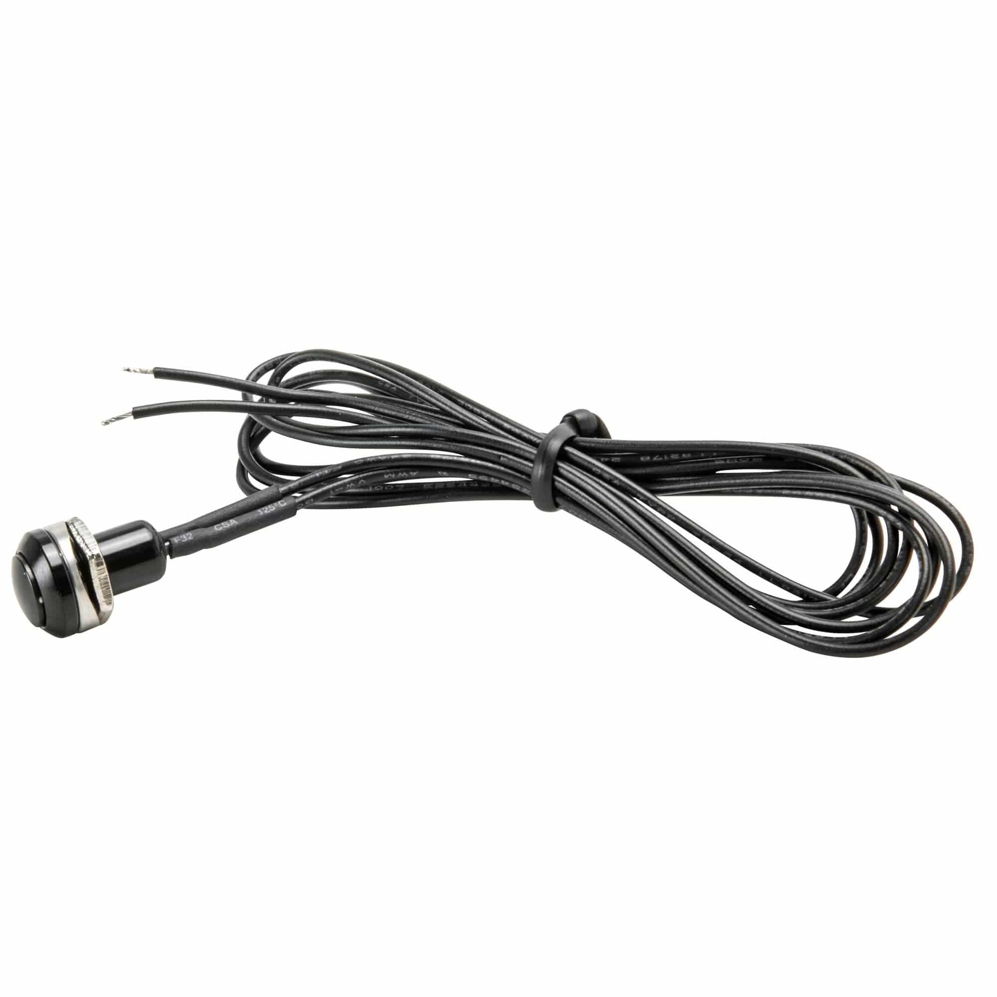 Mini Push Button Switch - Black - Image 3
