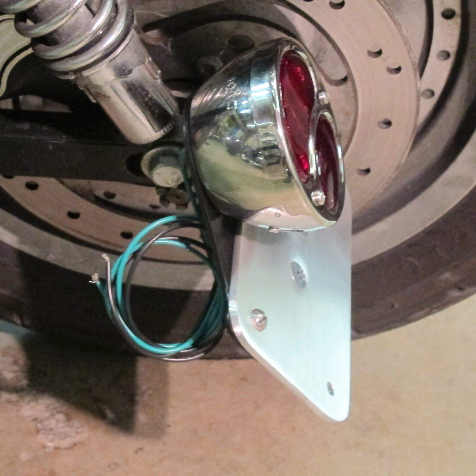Model A Tail Light Mounting Bracket - Horizontal License Plate - Image 14