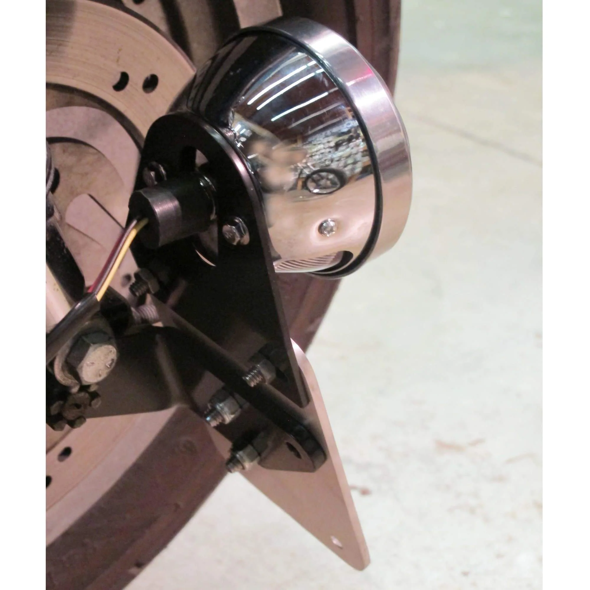 Model A Tail Light Mounting Bracket - Vertical License Plate - Image 4