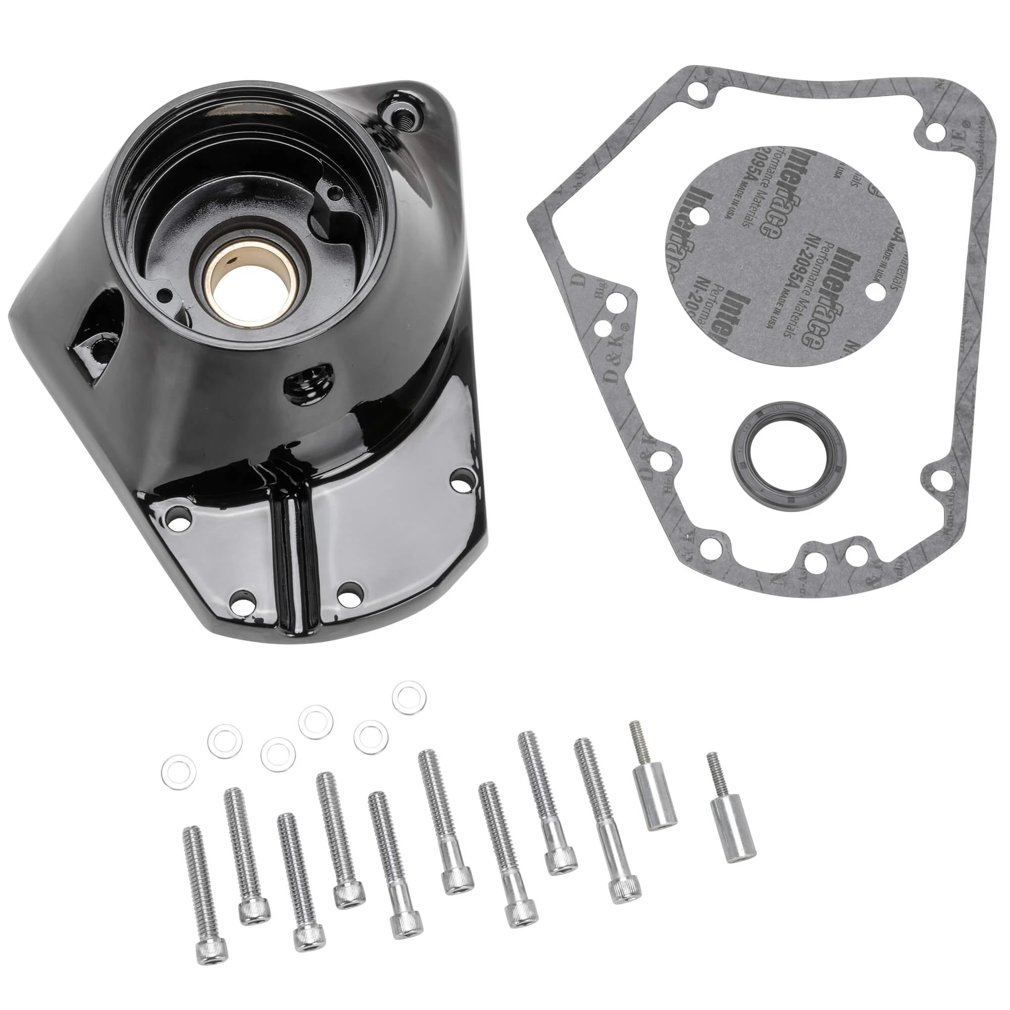 Nose Cone Cam Gear Cover - Black - 1993-99 Harley-Davidson Big Twin