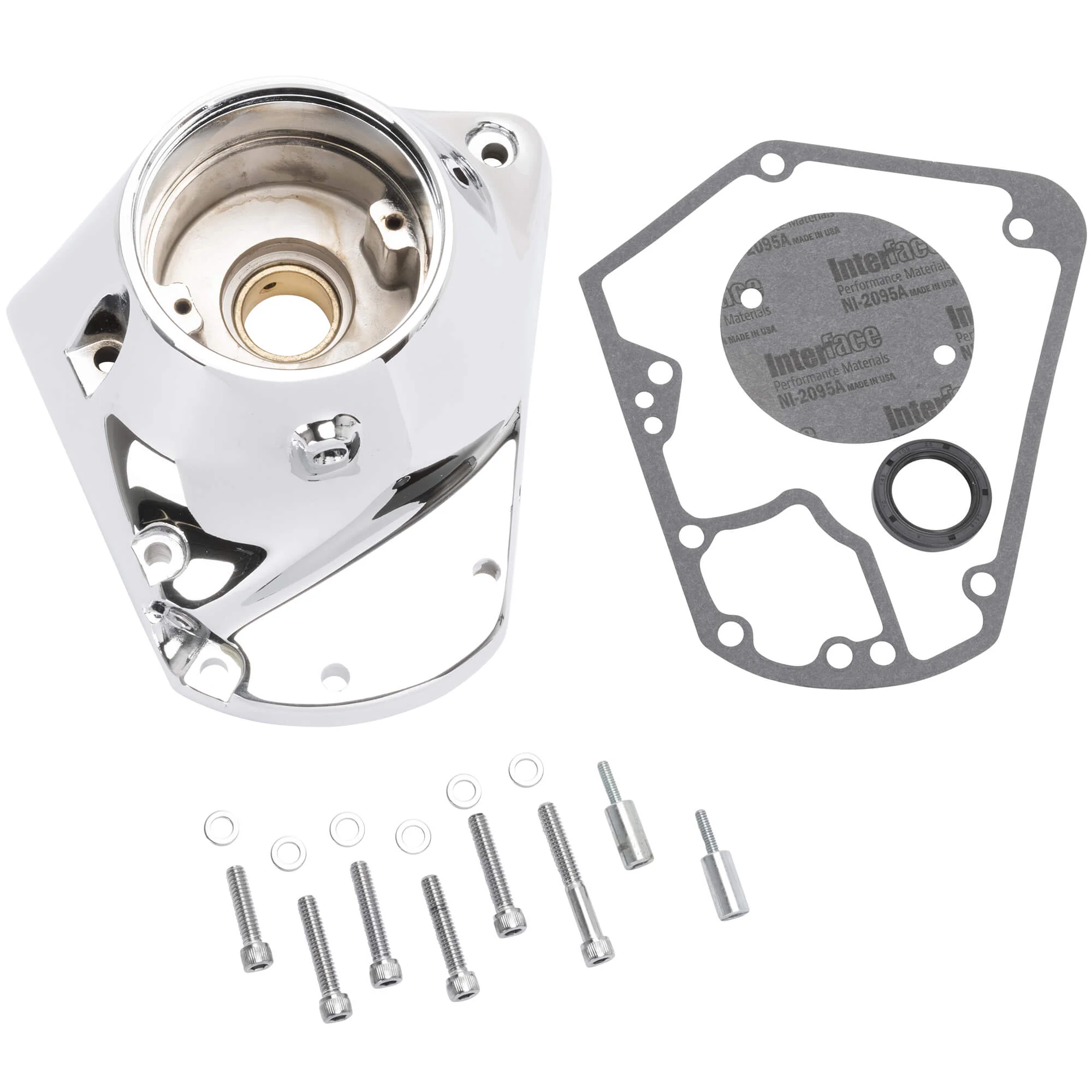 Nose Cone Cam Gear Cover - Chrome - 1973-92 Harley-Davidson Big Twin
