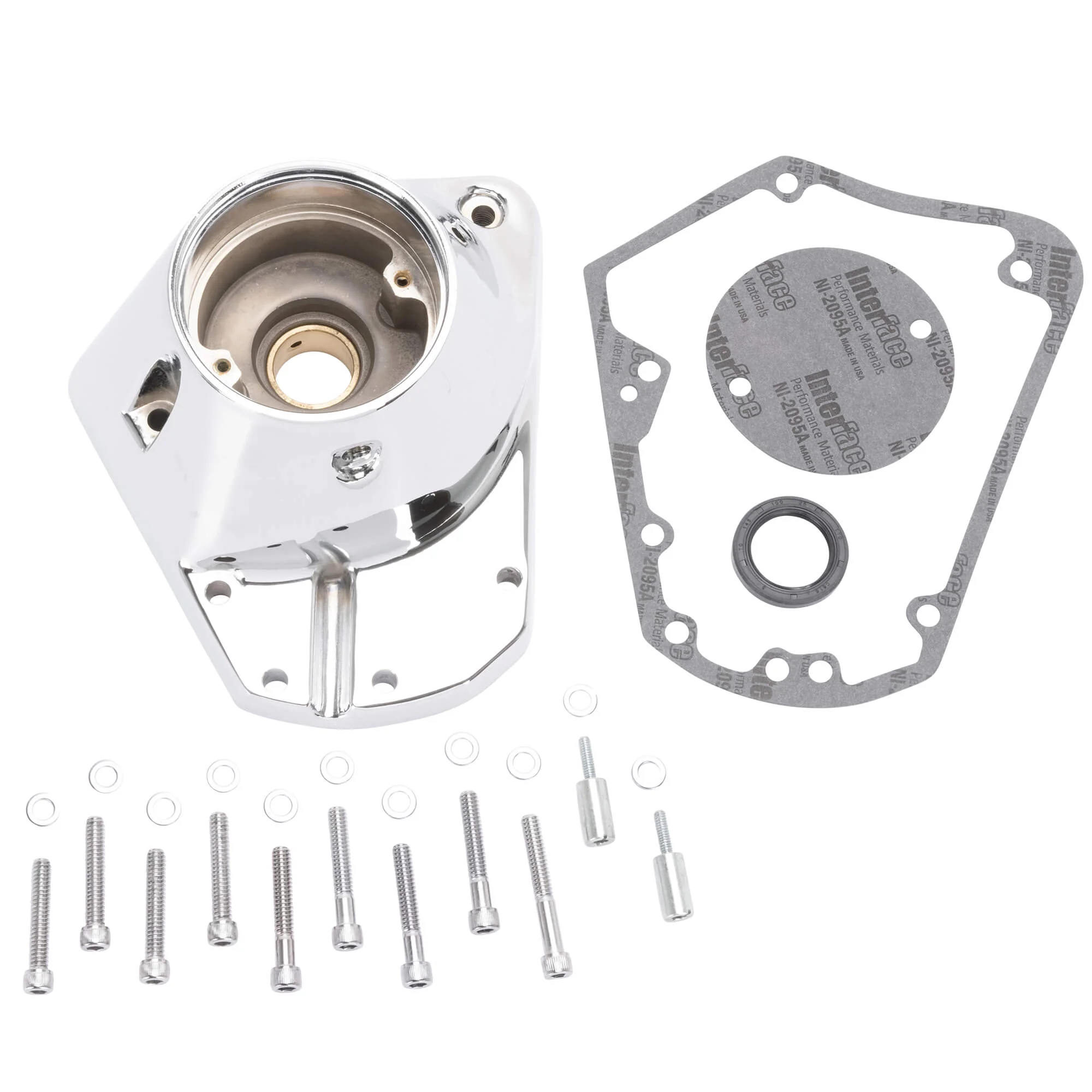 Nose Cone Cam Gear Cover - Chrome - 1993-99 Harley-Davidson Big Twin