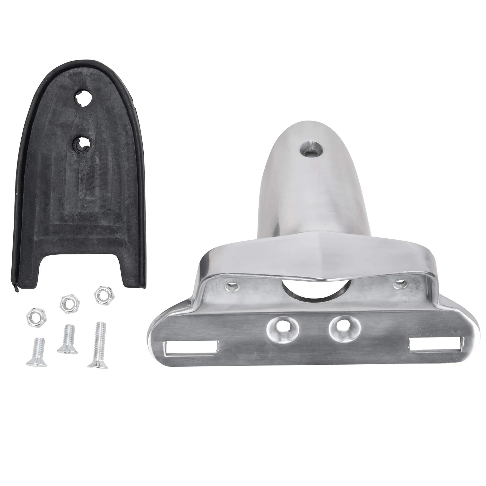 Polished Cast Tail Light Bracket for Lucas Style Tail Light - Image 2