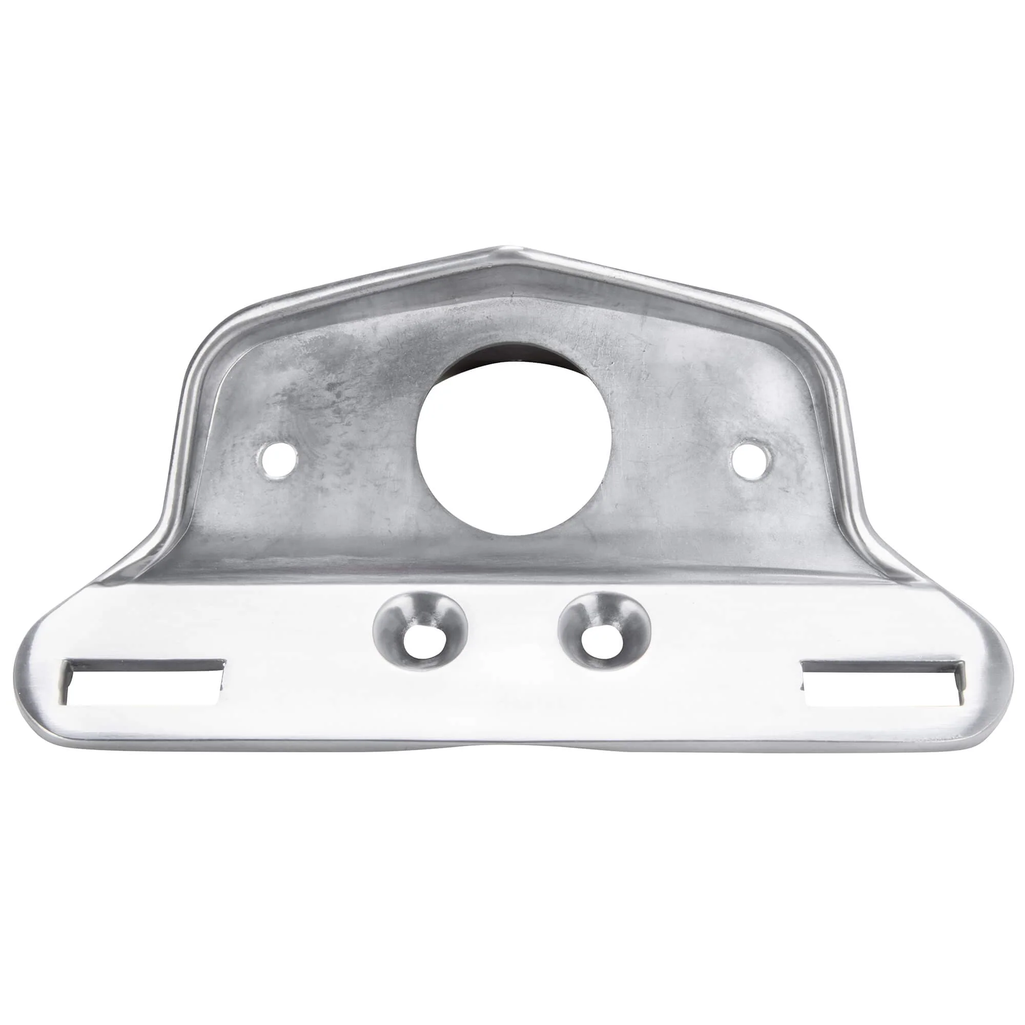 Polished Cast Tail Light Bracket for Lucas Style Tail Light - Image 3
