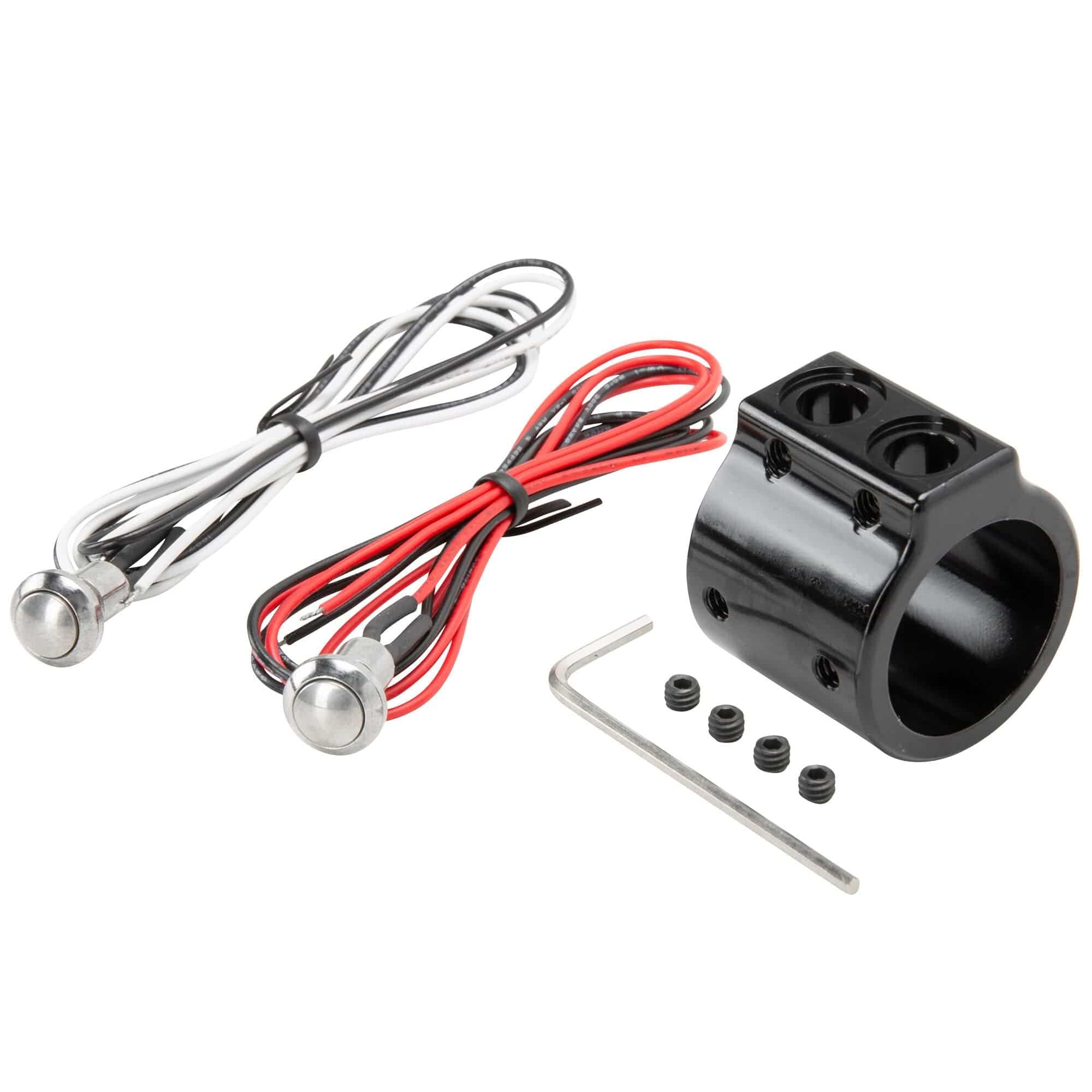 Prime 1 inch Handlebar Switch Kit - Dual Mini Switch - Black - Image 2