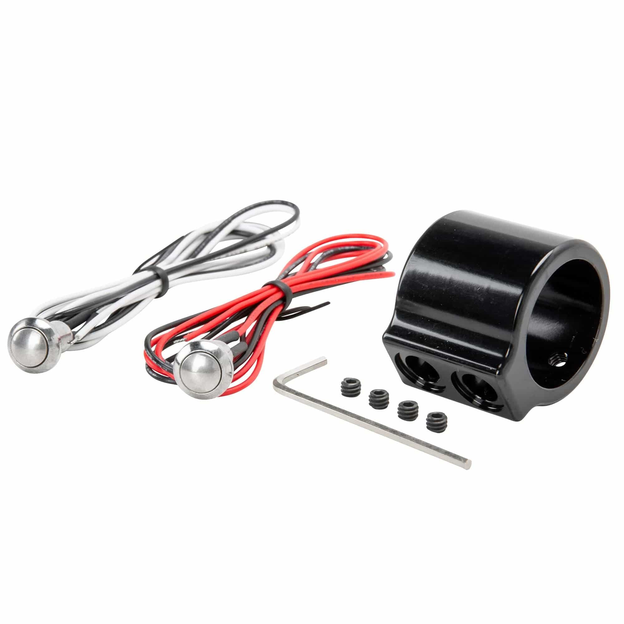 Prime 1 inch Handlebar Switch Kit - Dual Mini Switch - Black - Image 3